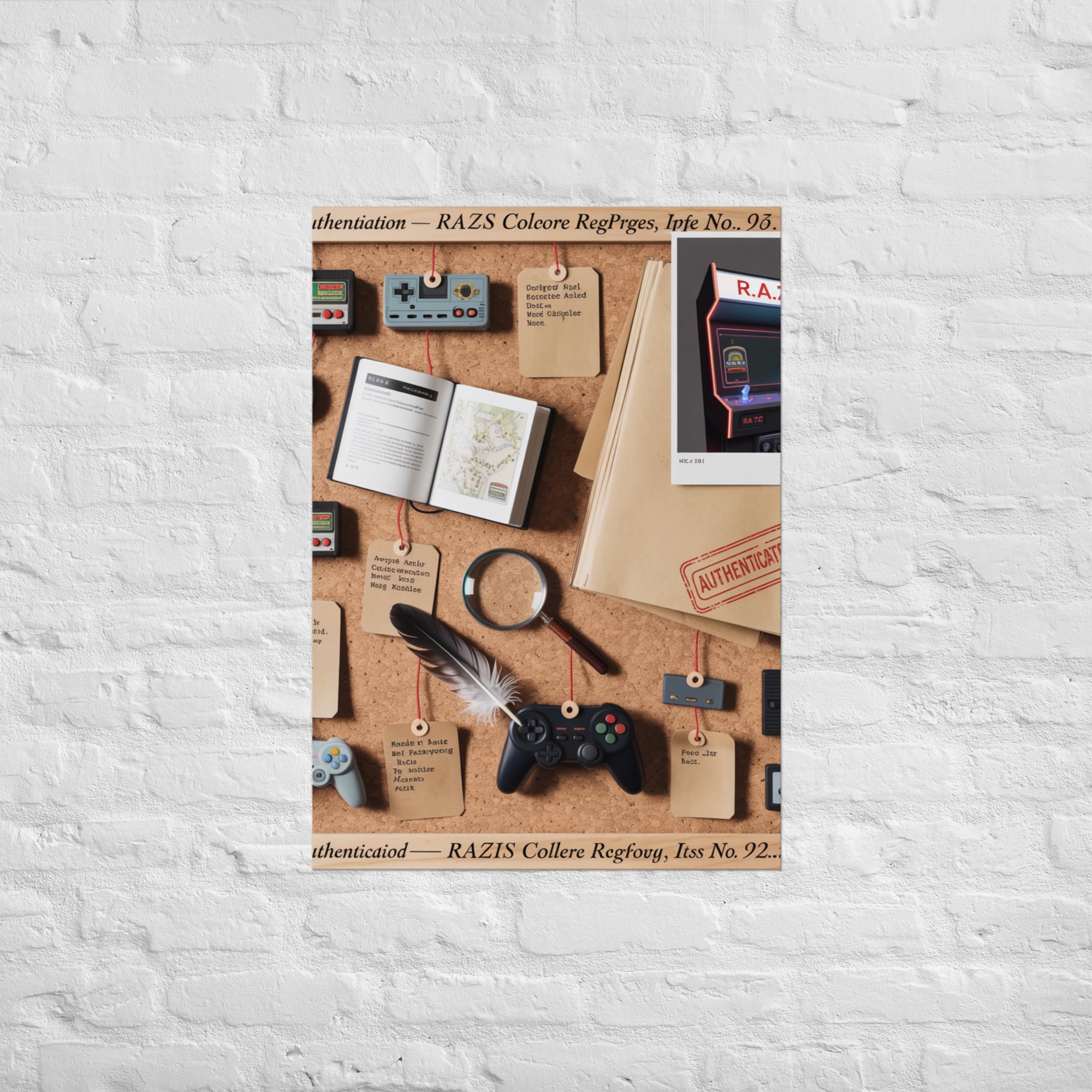The Dead Drop collector wall art, A1