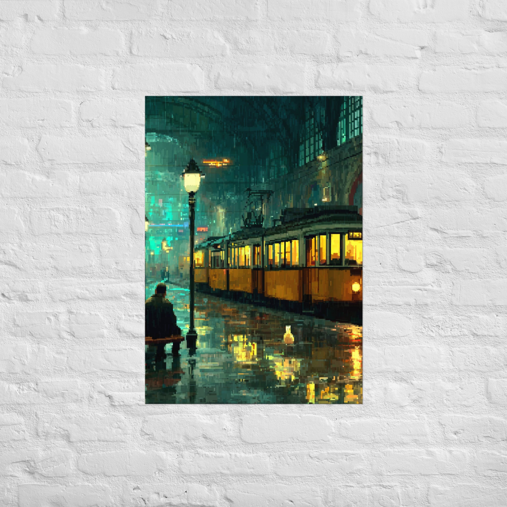 Last Train to Arcadia cinematic wall art, A1