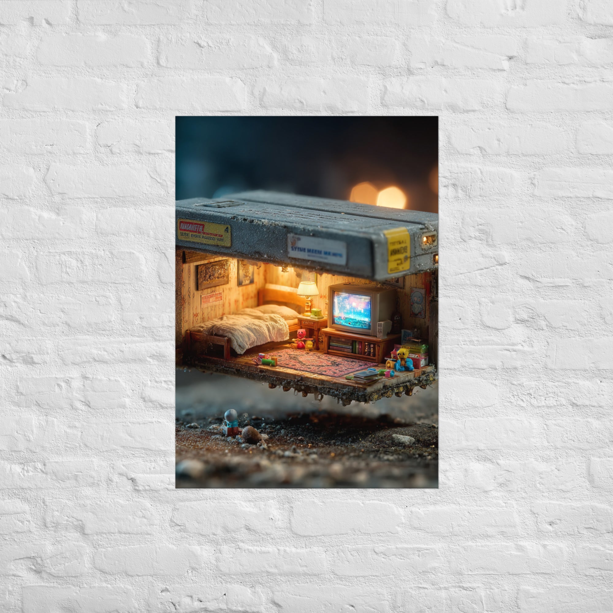 The Memory Cartridge premium gaming wall art, A1