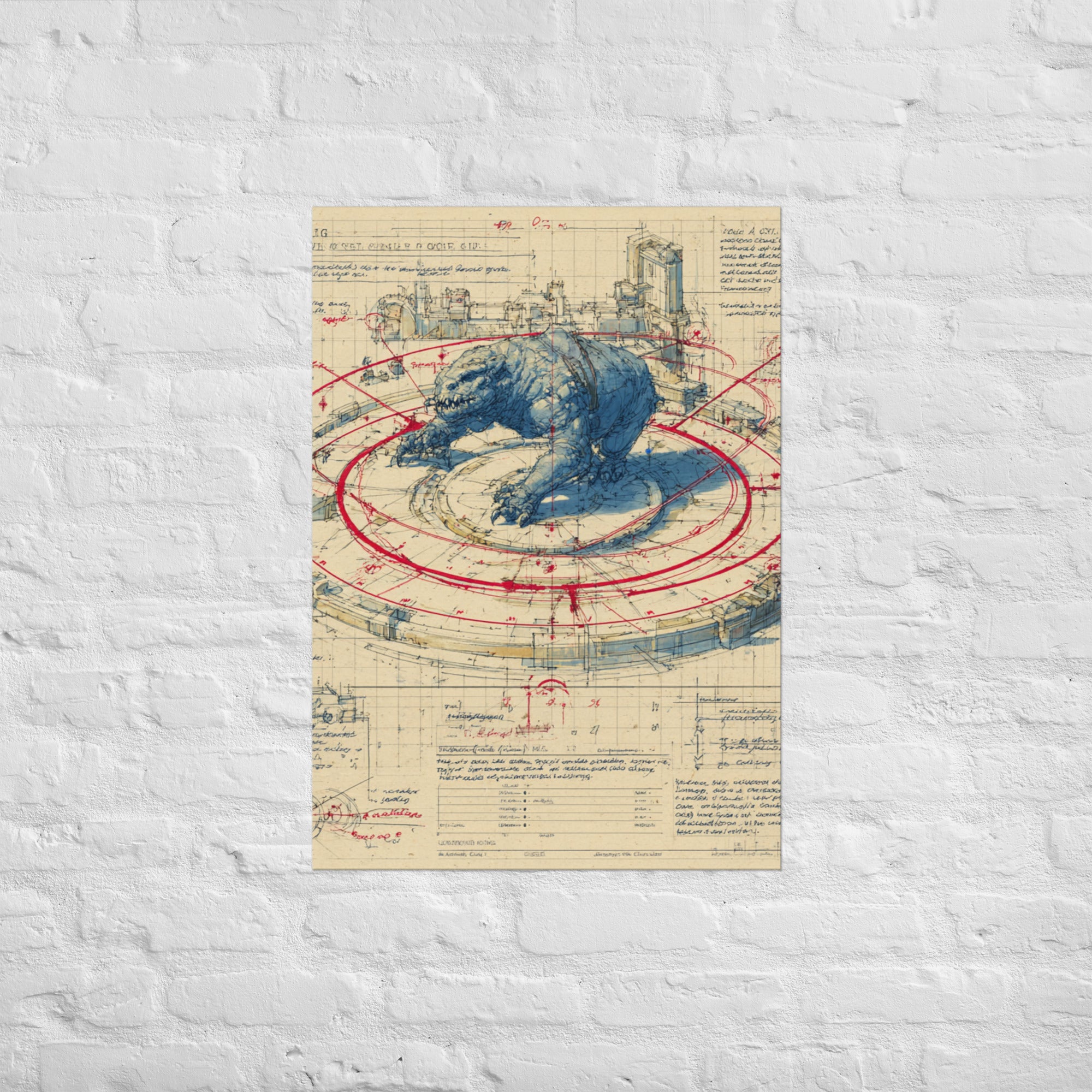 Pattern Recognition retro gaming wall art, A1