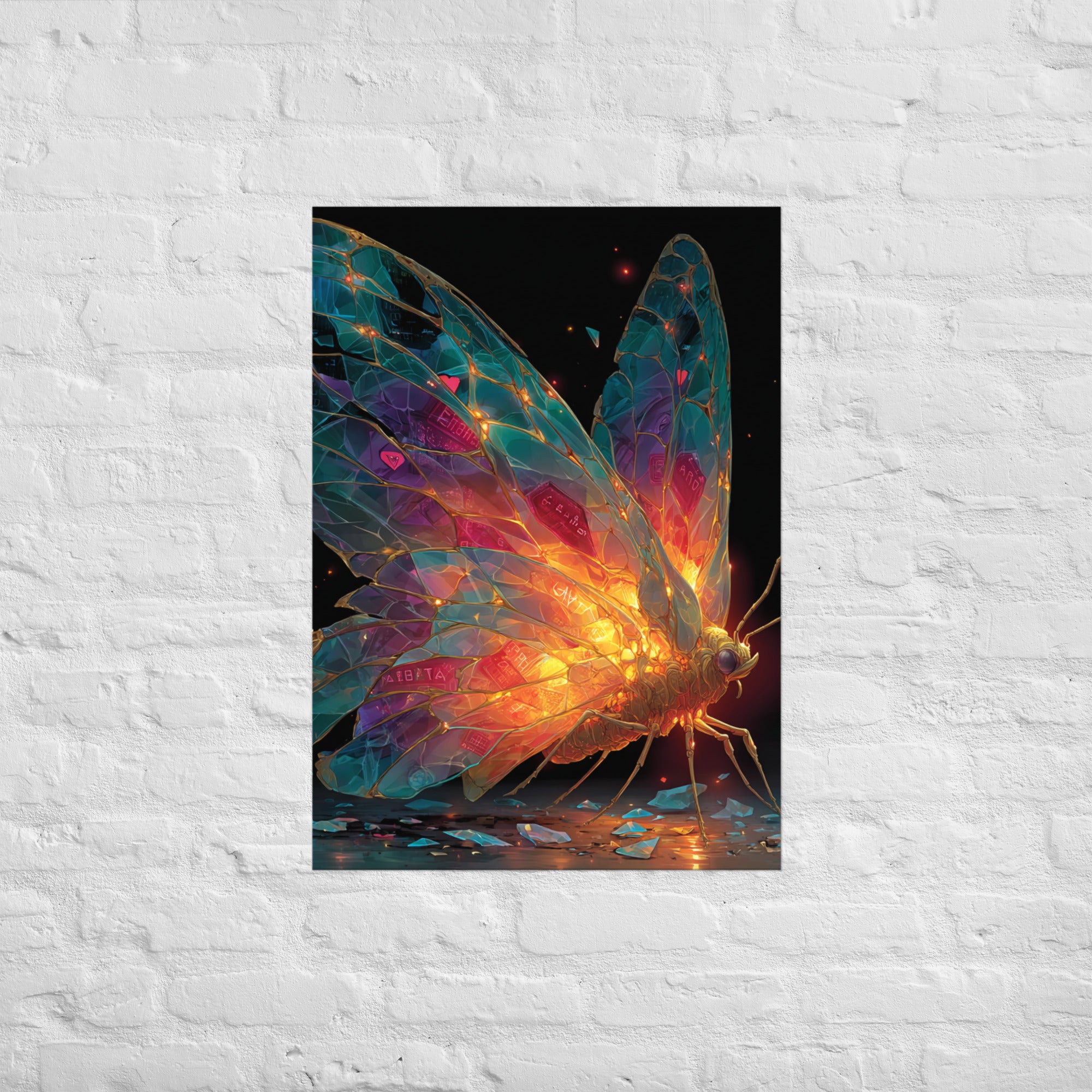 Respawn Chrysalis retro gaming wall art on Enhanced Matte Paper, A1 size
