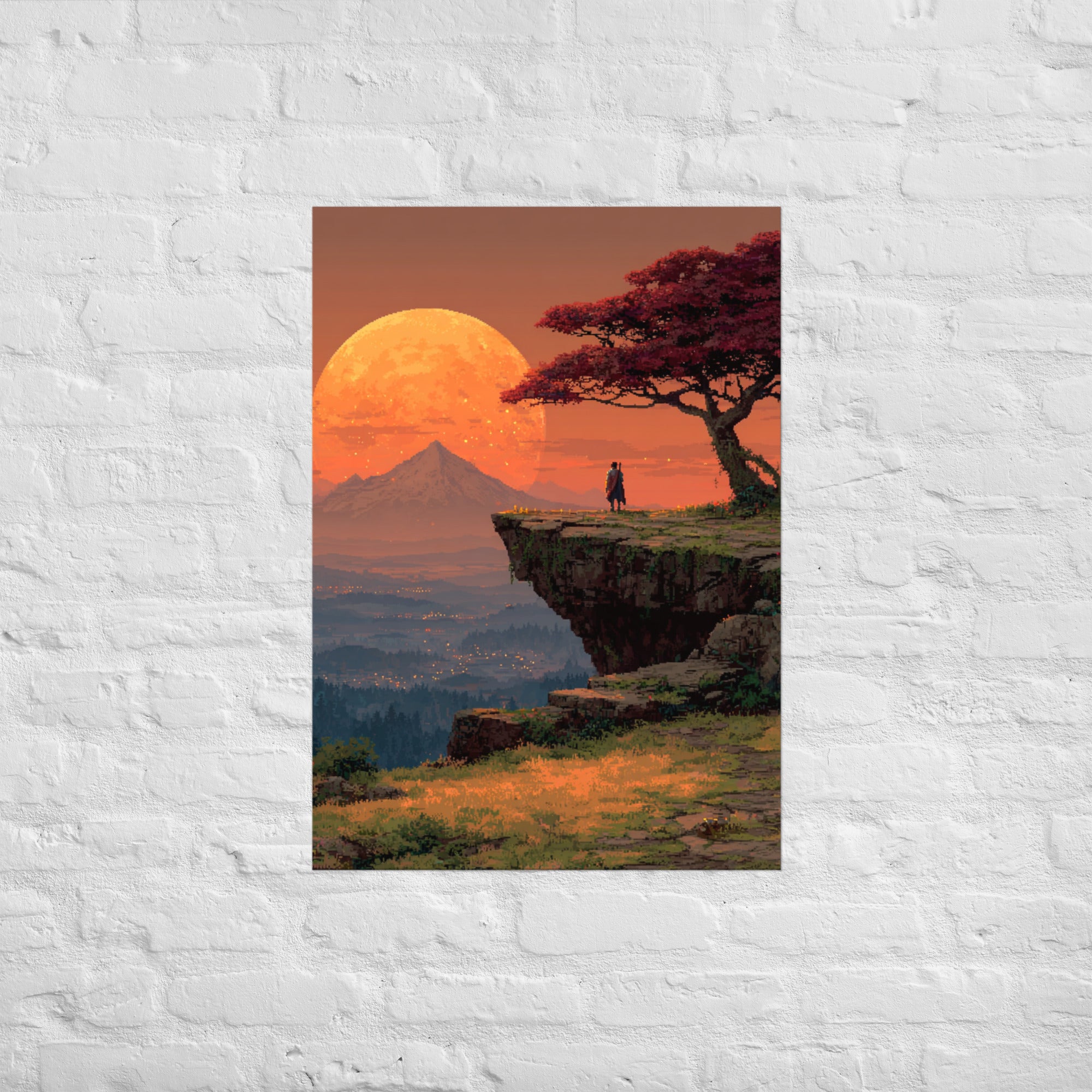 The Last Checkpoint cinematic gaming wall art on Enhanced Matte Paper, A1 size