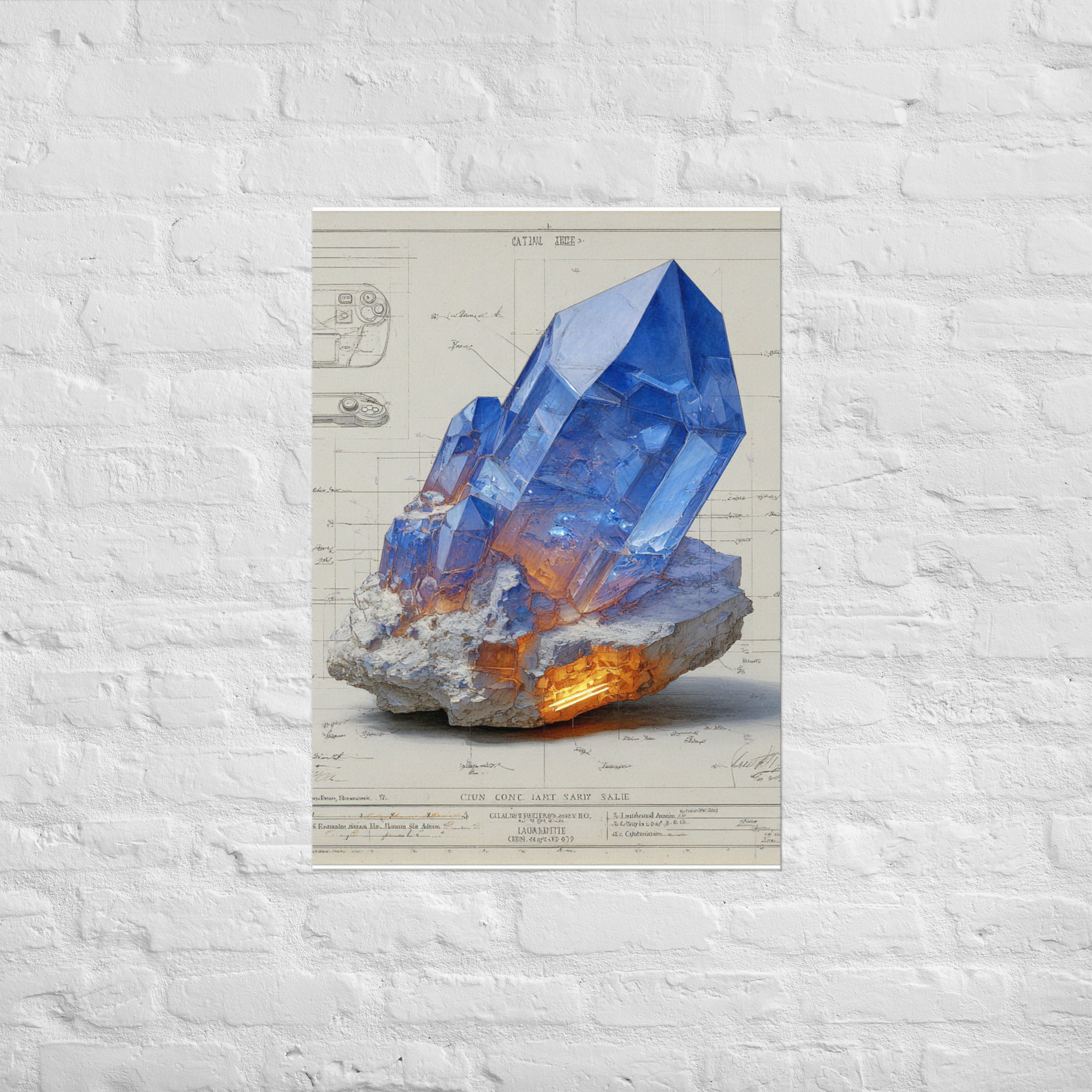Specimen 001/500 limited edition gaming wall art on Enhanced Matte Paper, A1 size