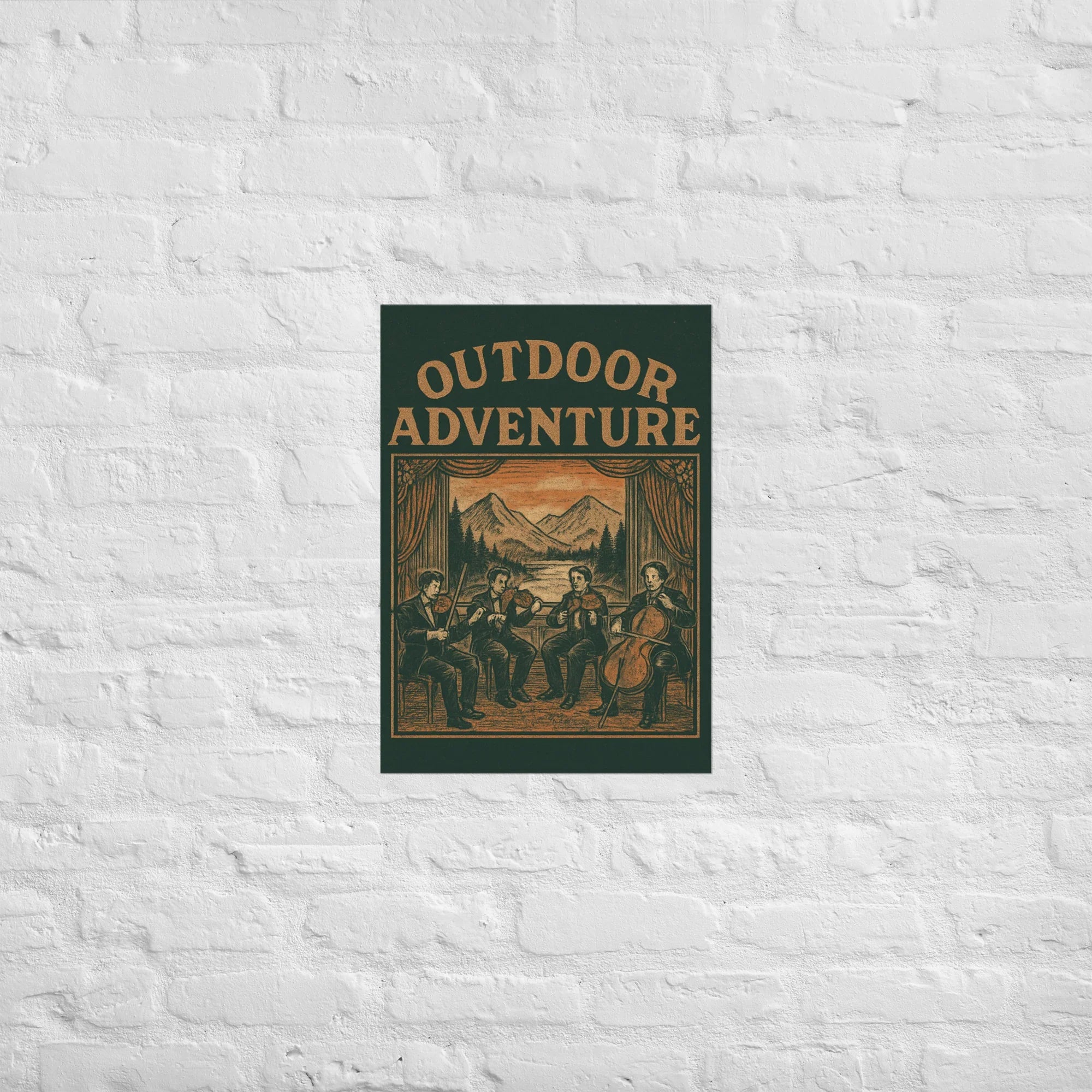 Outdoor Adventure Poster – String Quartet in the Wild - RaZits