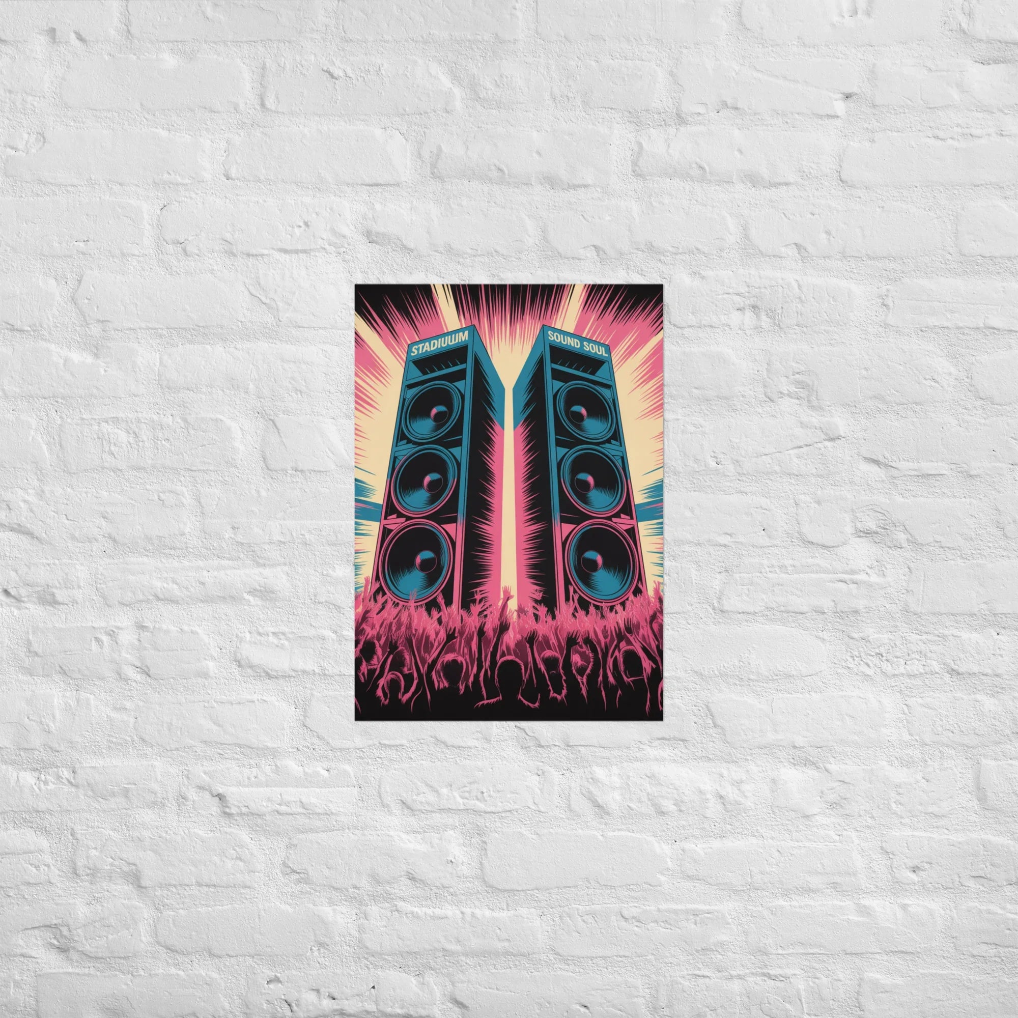 Stadium Sound Soul Poster – Speaker Tower Hype Energy - RaZits