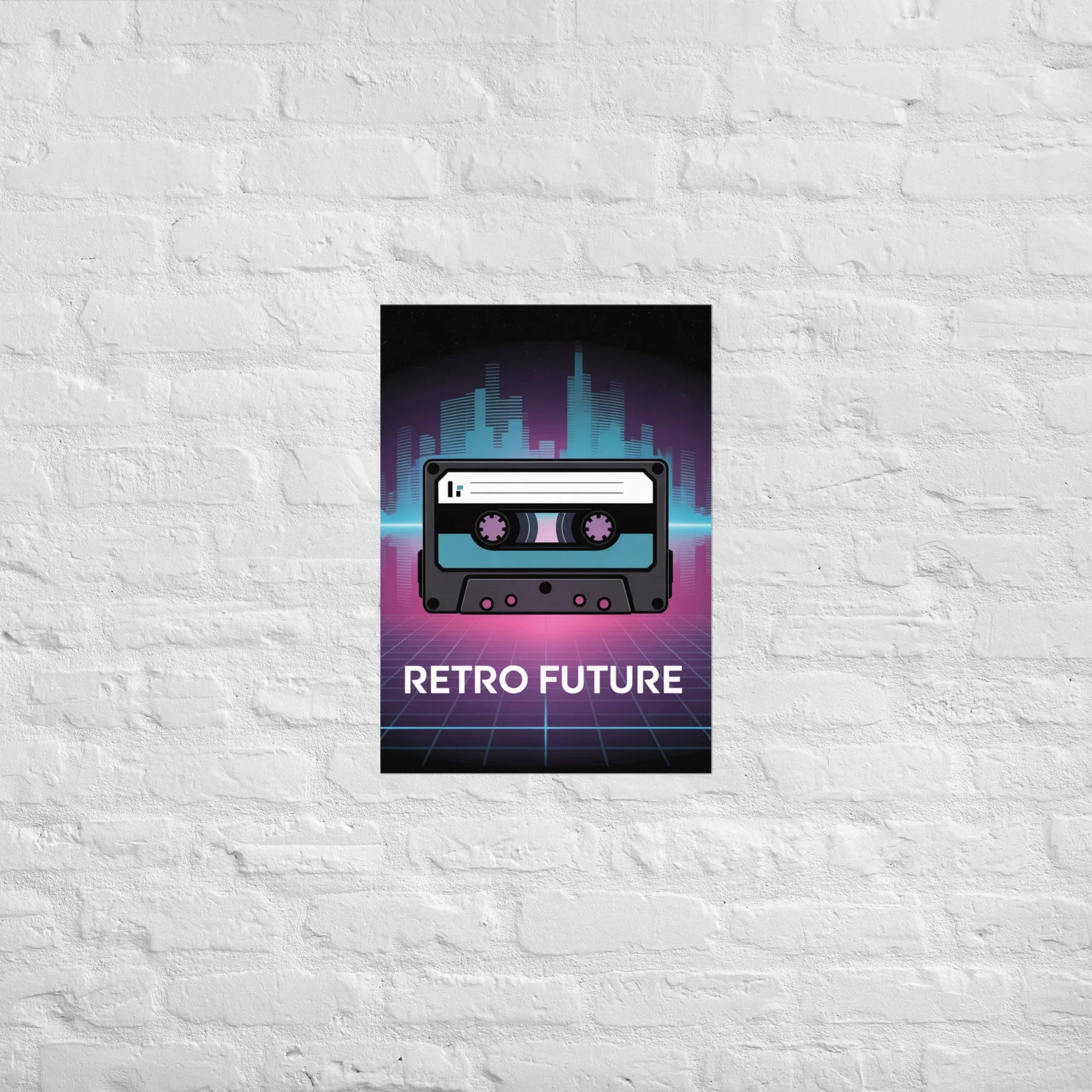 Retro Future Poster – Synthwave Vaporwave Aesthetic - RaZits