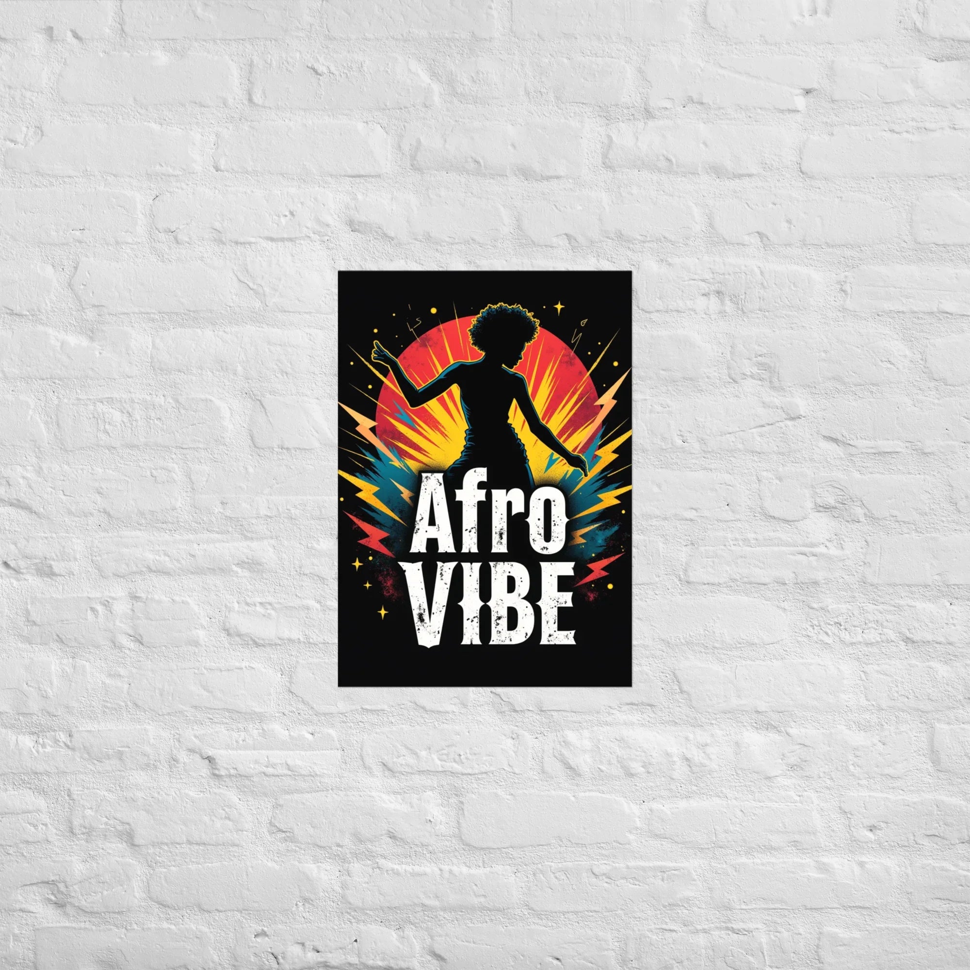 Afro Vibe Poster – Bold Dance & Music Energy - RaZits