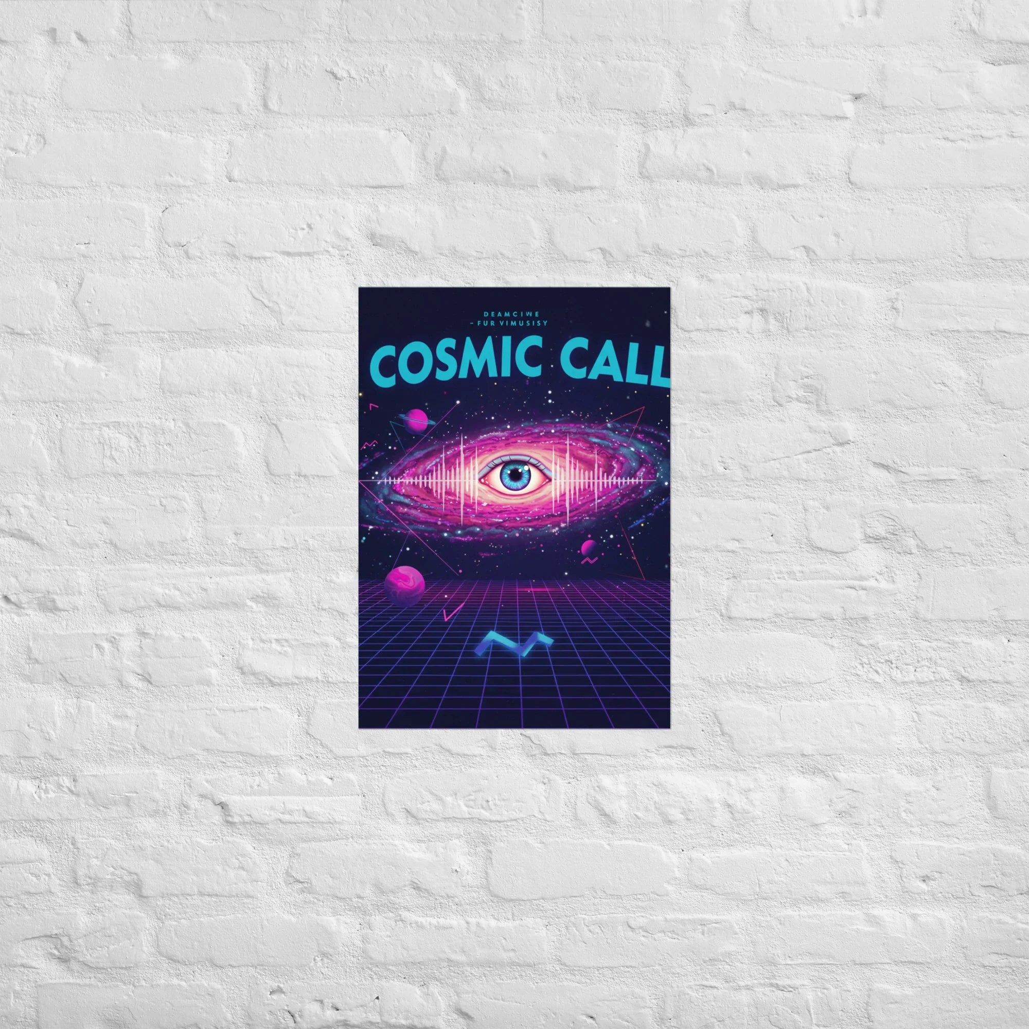 Cosmic Call Poster – Surreal Galaxy & Sci-Fi Art - RaZits