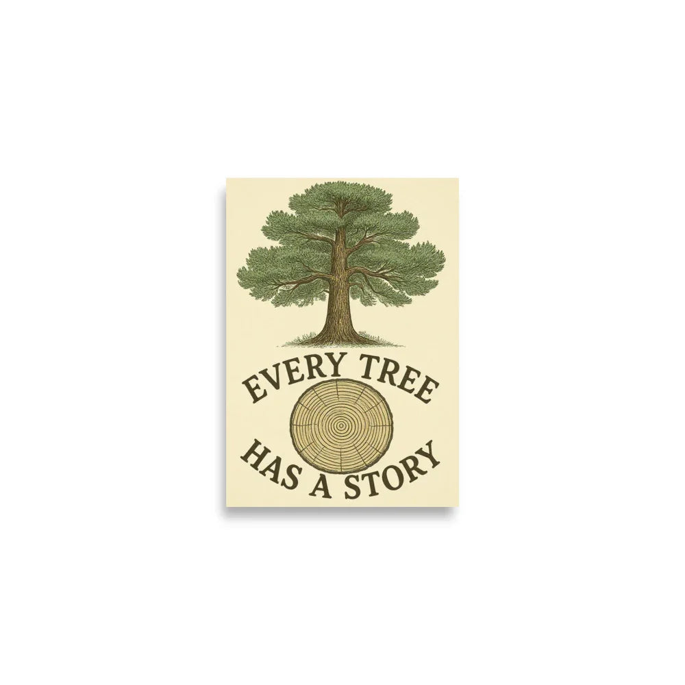 Every Tree Has a Story – Vintage Nature Tree Print - RaZits