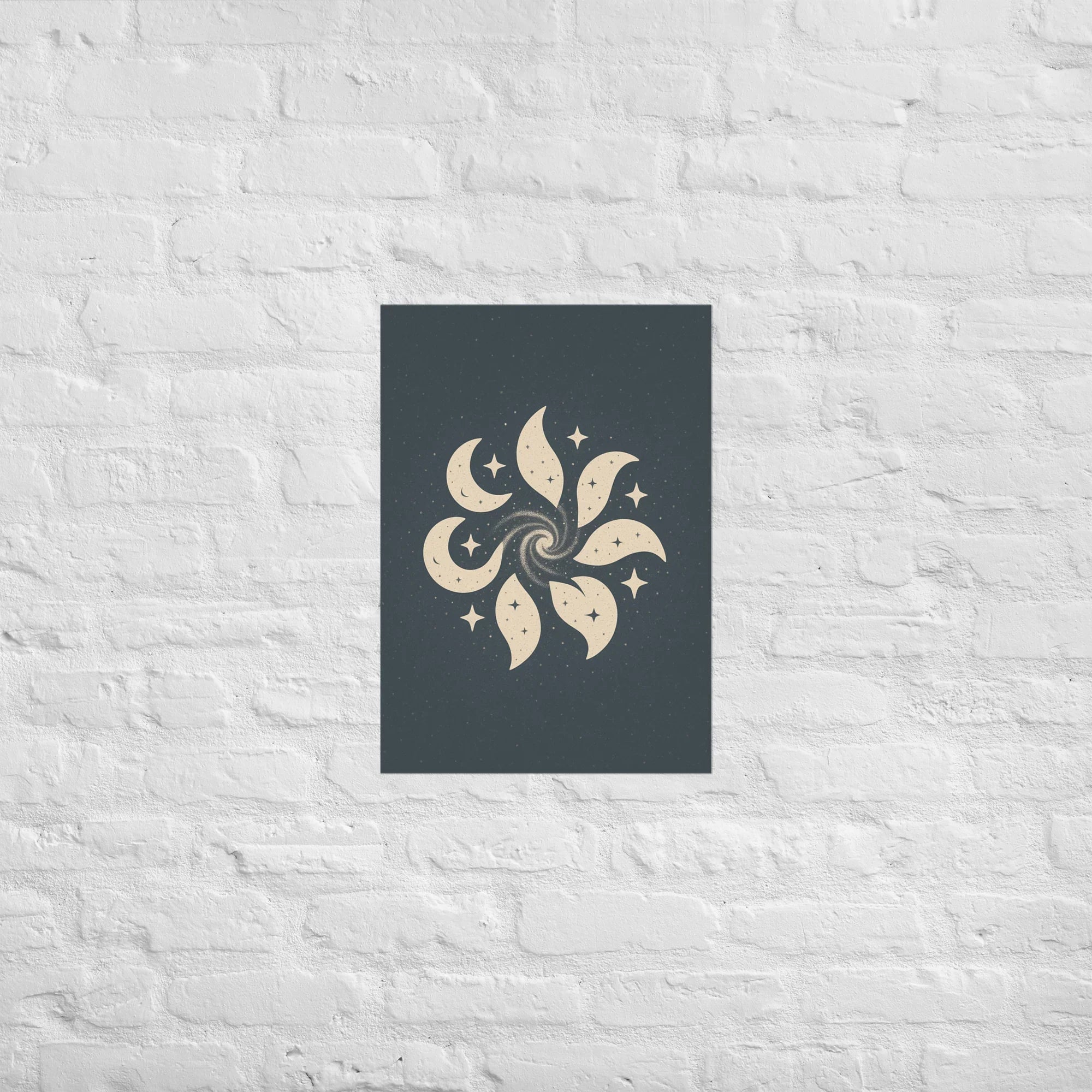 Celestial Spiral – Moon & Stars Pattern - RaZits