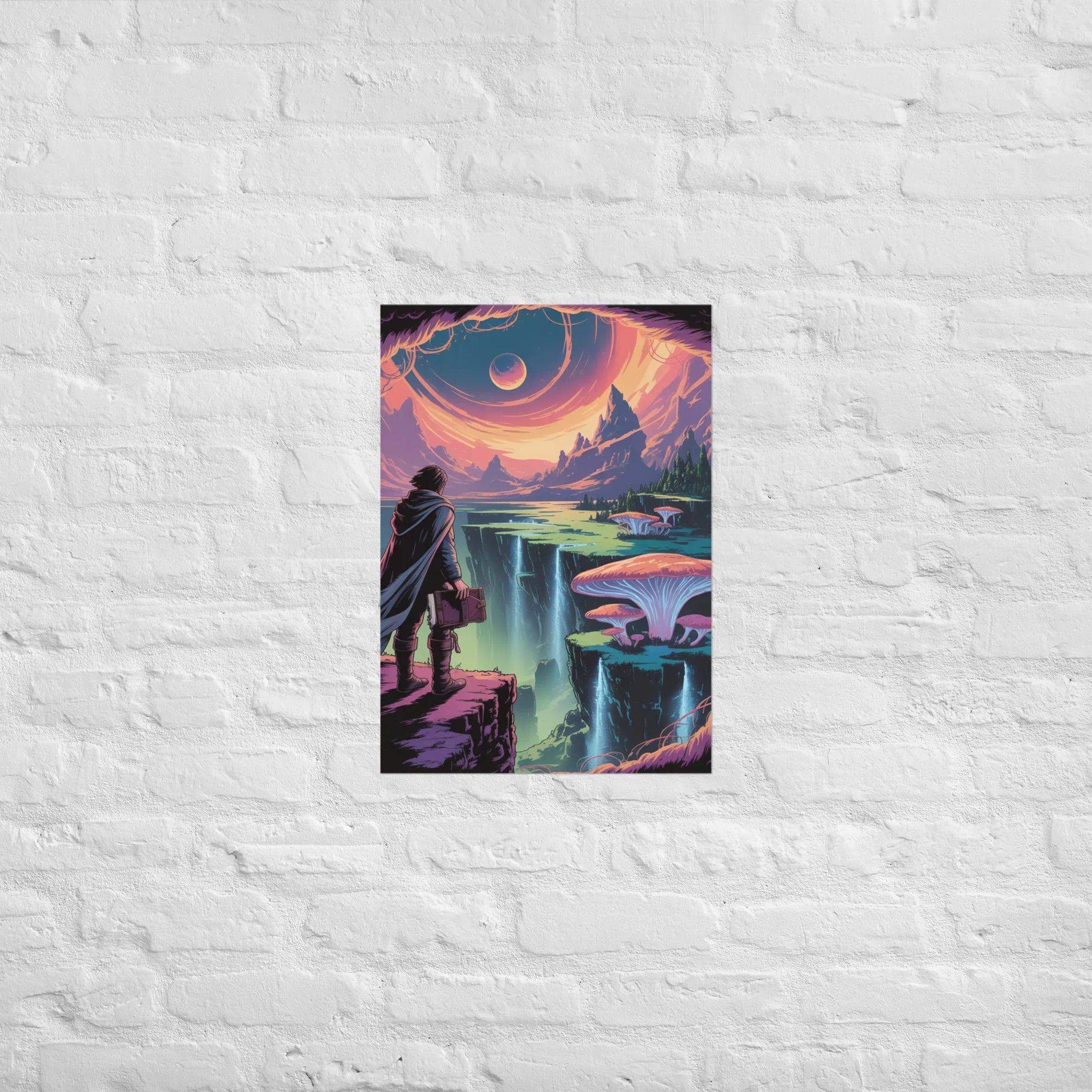 Beyond the Rift - Fantasy Explorer Gaming Poster - RaZits