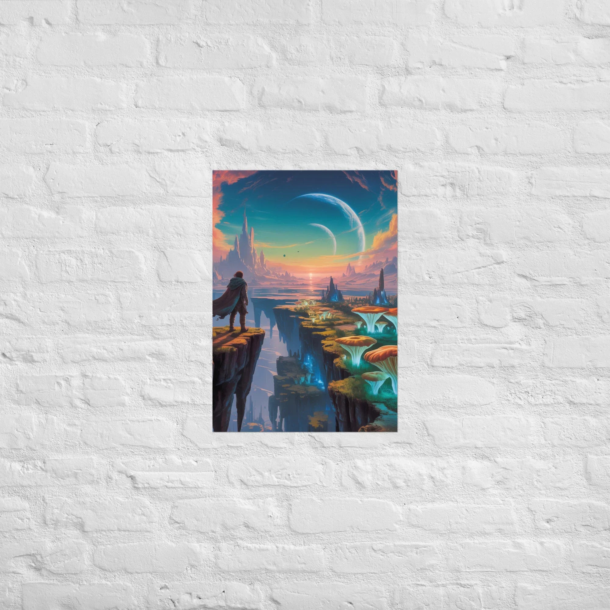 Echoes of Etherea – Fantasy Sci-Fi Adventure Gaming Wall Art - RaZits