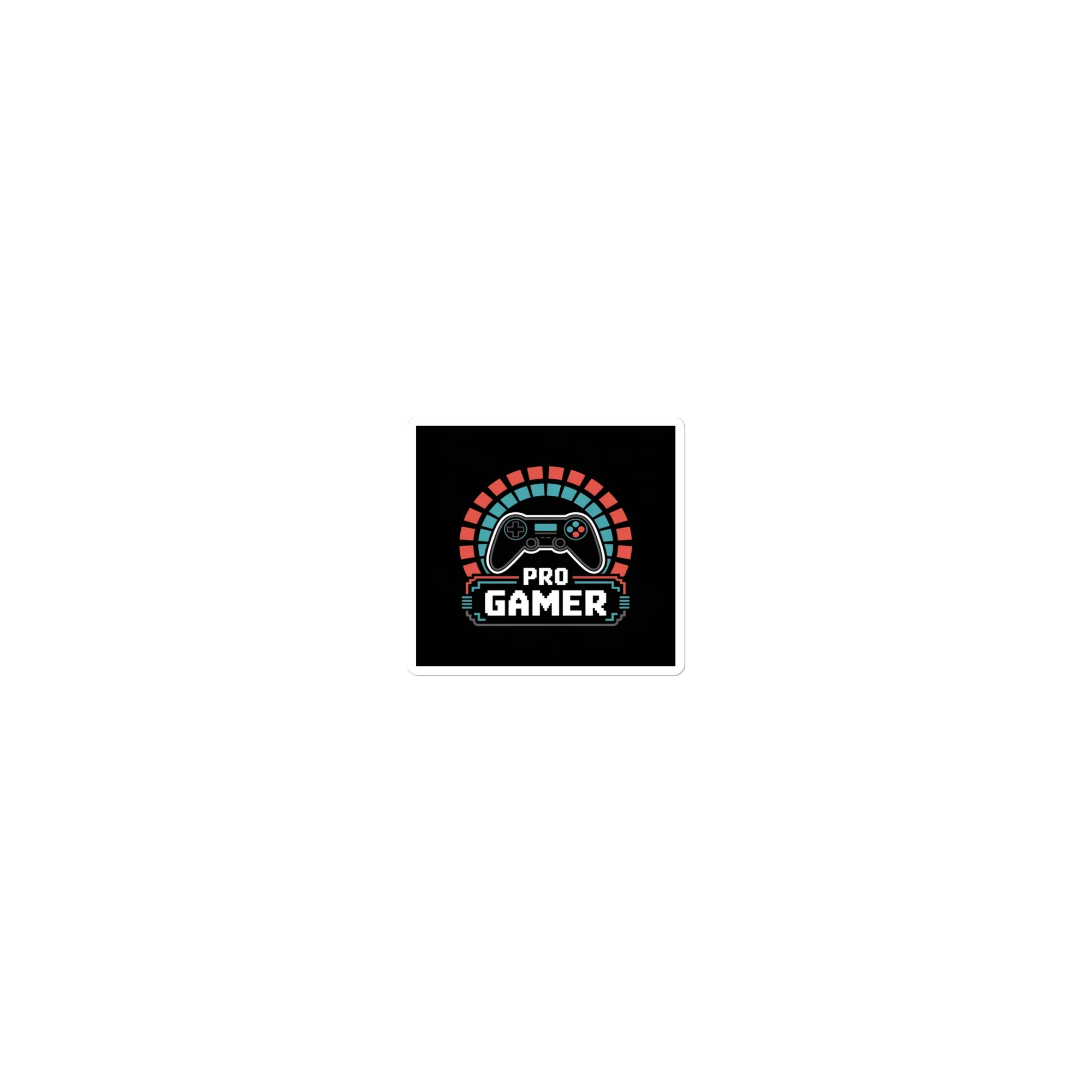 Pro Gamer Sticker – Retro Pixel Gaming Controller Decal - RaZits