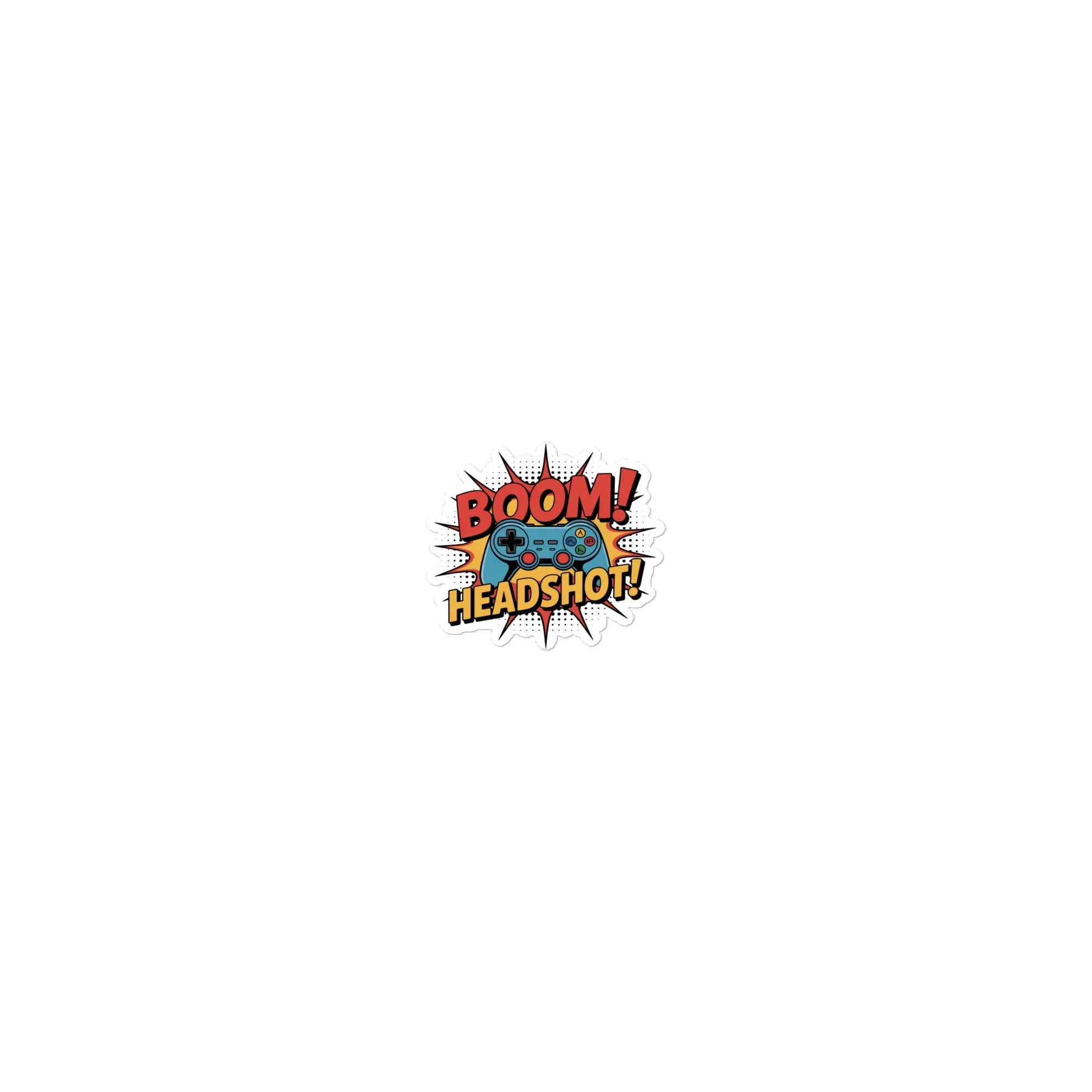 Boom Headshot Sticker – Comic Style Gamer Decal - RaZits