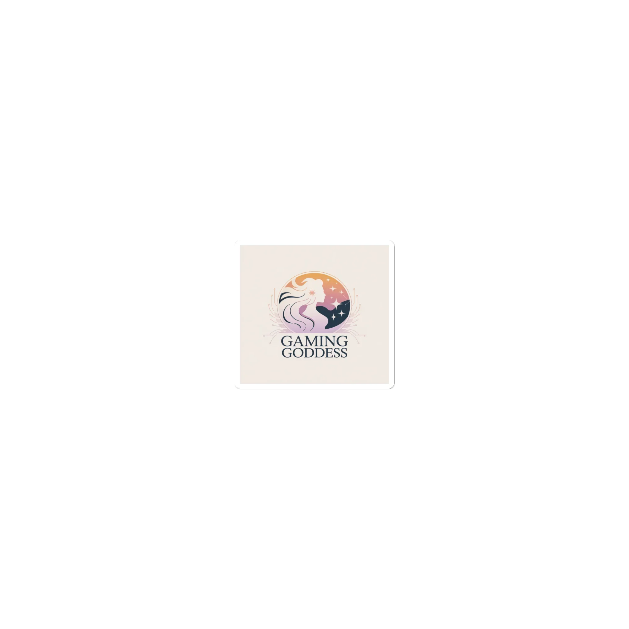 Gaming Goddess Pastel Sticker – Celestial Gamer Decal - RaZits