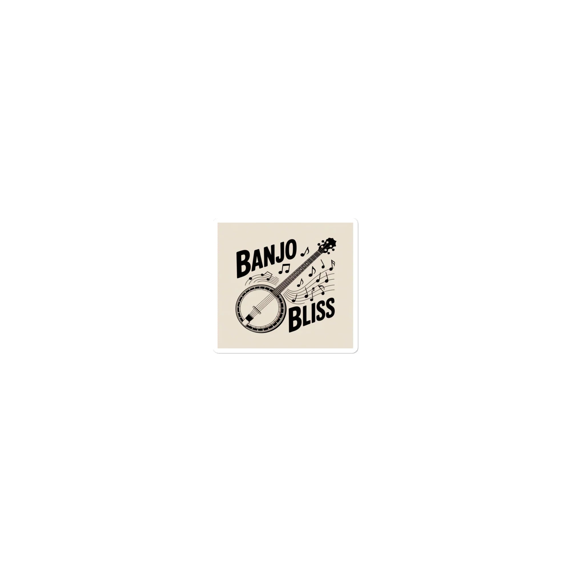 Banjo Bliss Sticker – Musical Strings That Sing - RaZits