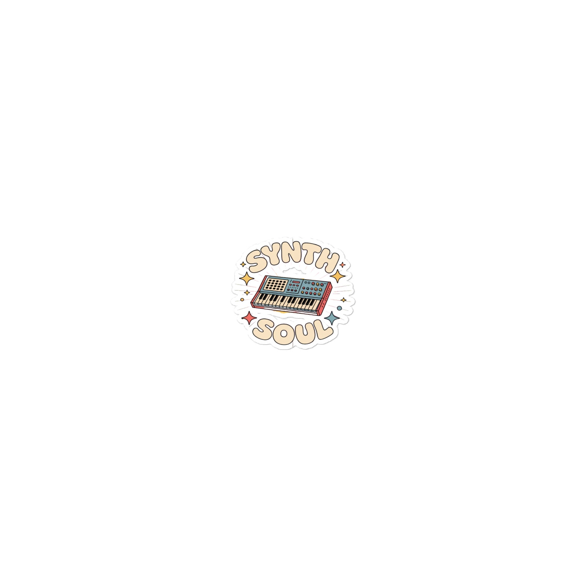 Synth Line Sticker Synth Soul Vinyl Sticker – Lo-Fi Vibes | RaZits