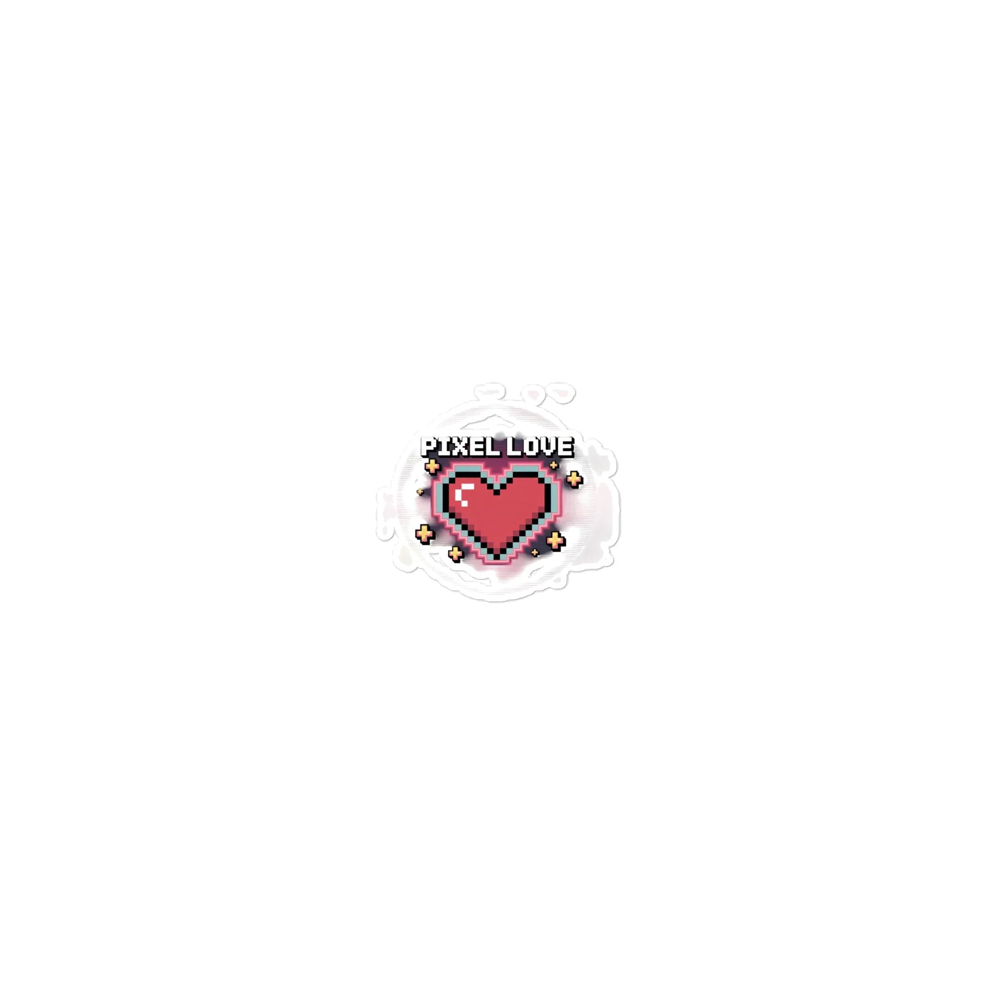 Pixel Love Heart Sticker for Retro Gamers - RaZits