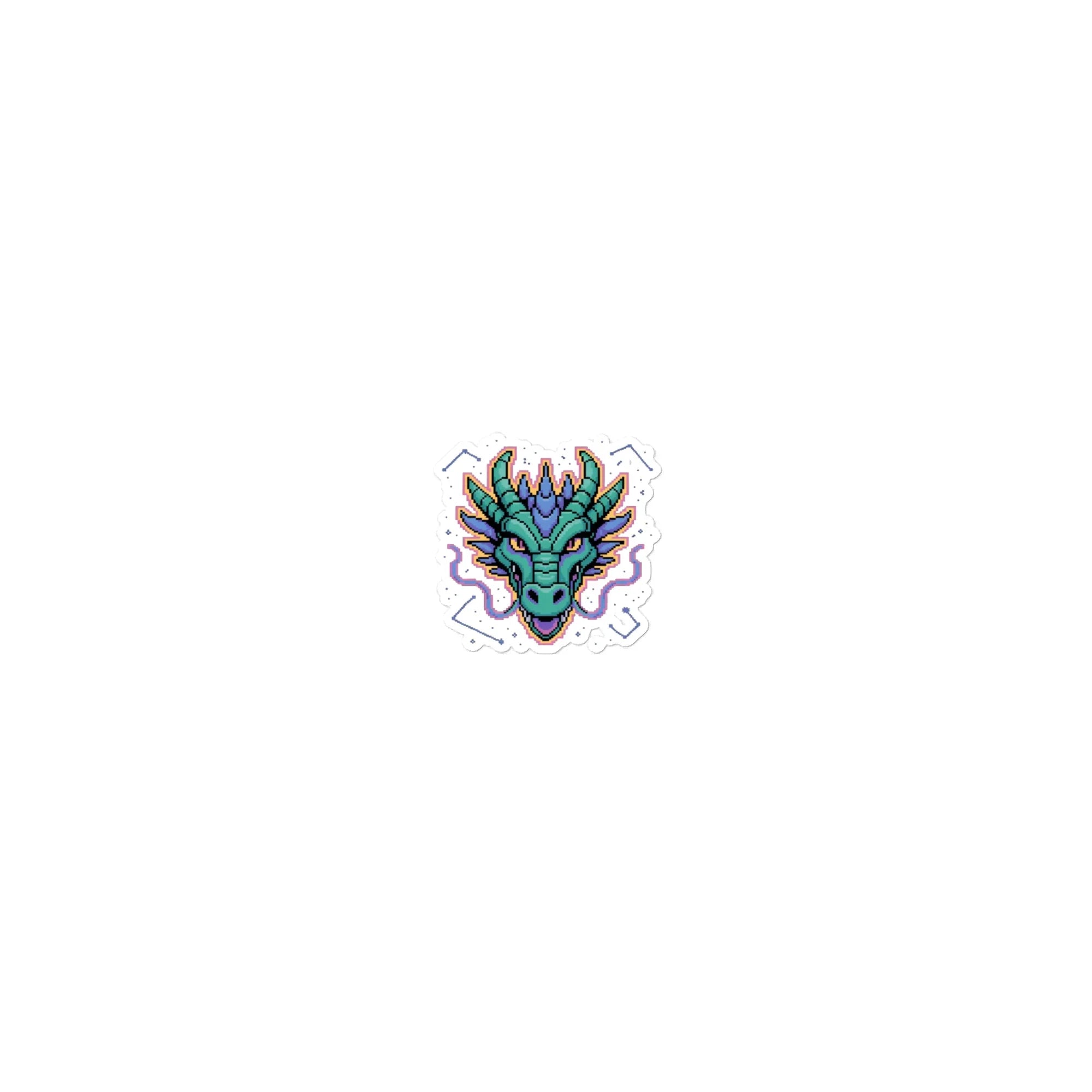 Pixel Dragon Fantasy Gaming Sticker - RaZits