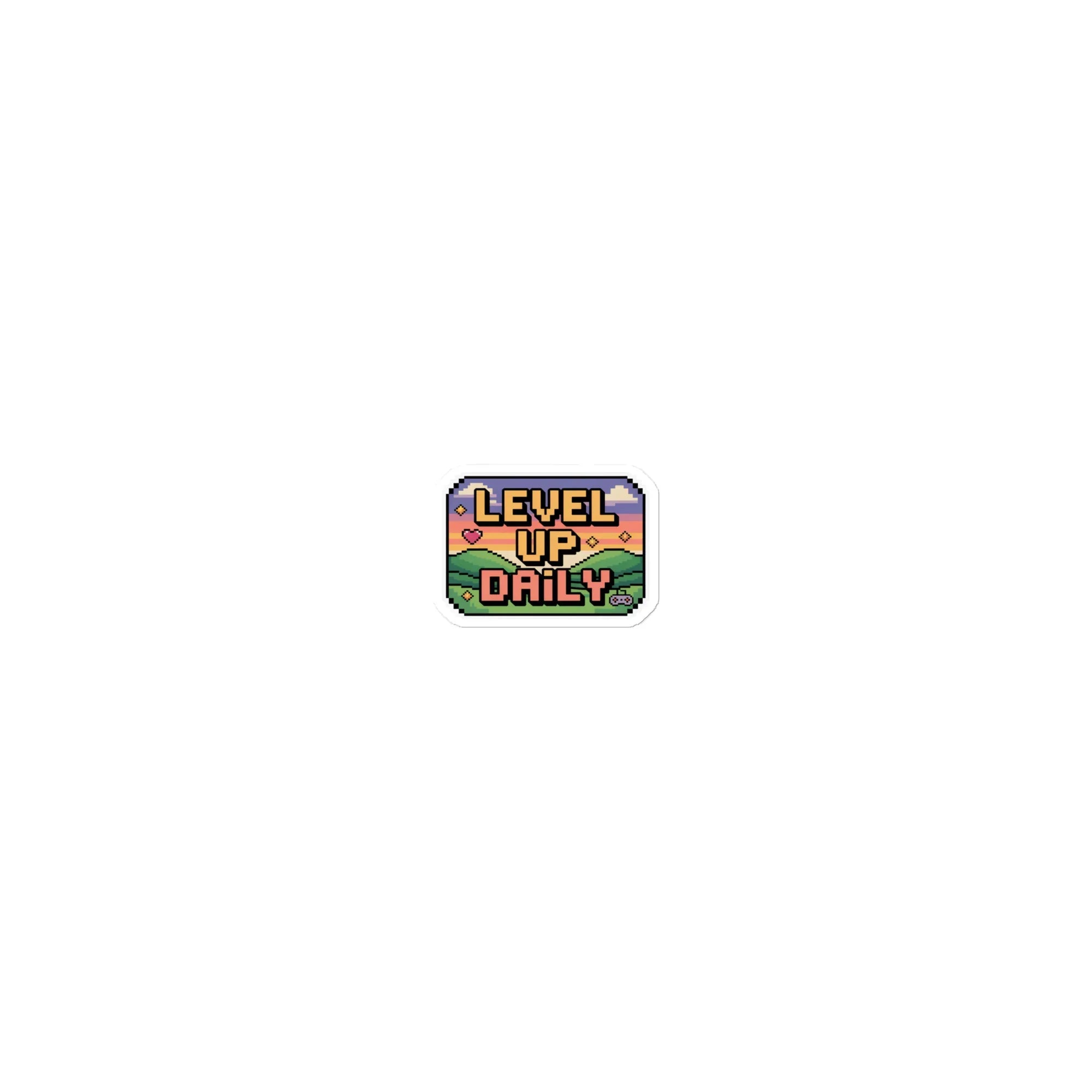 Level Up Daily – Pixel Art Motivation Sticker - RaZits
