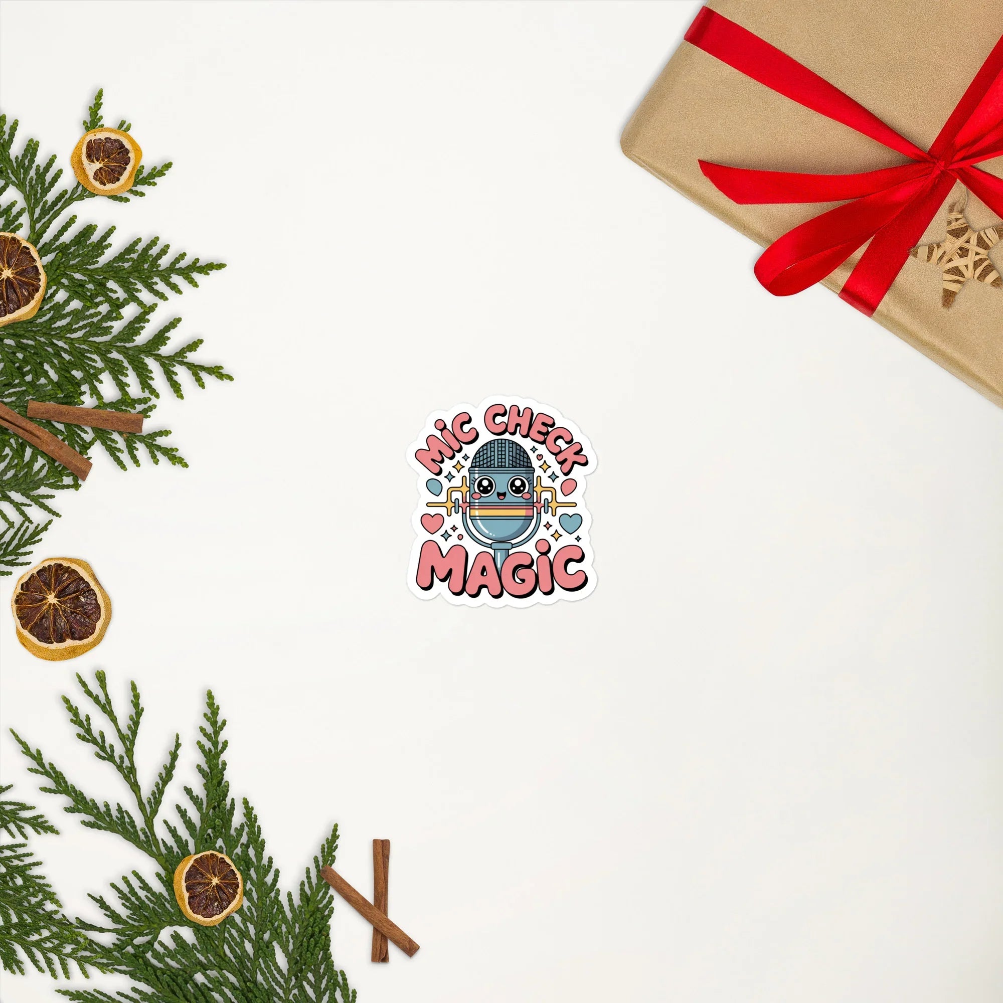 Mic Check Magic Sticker – Kawaii Microphone Sparkle - RaZits