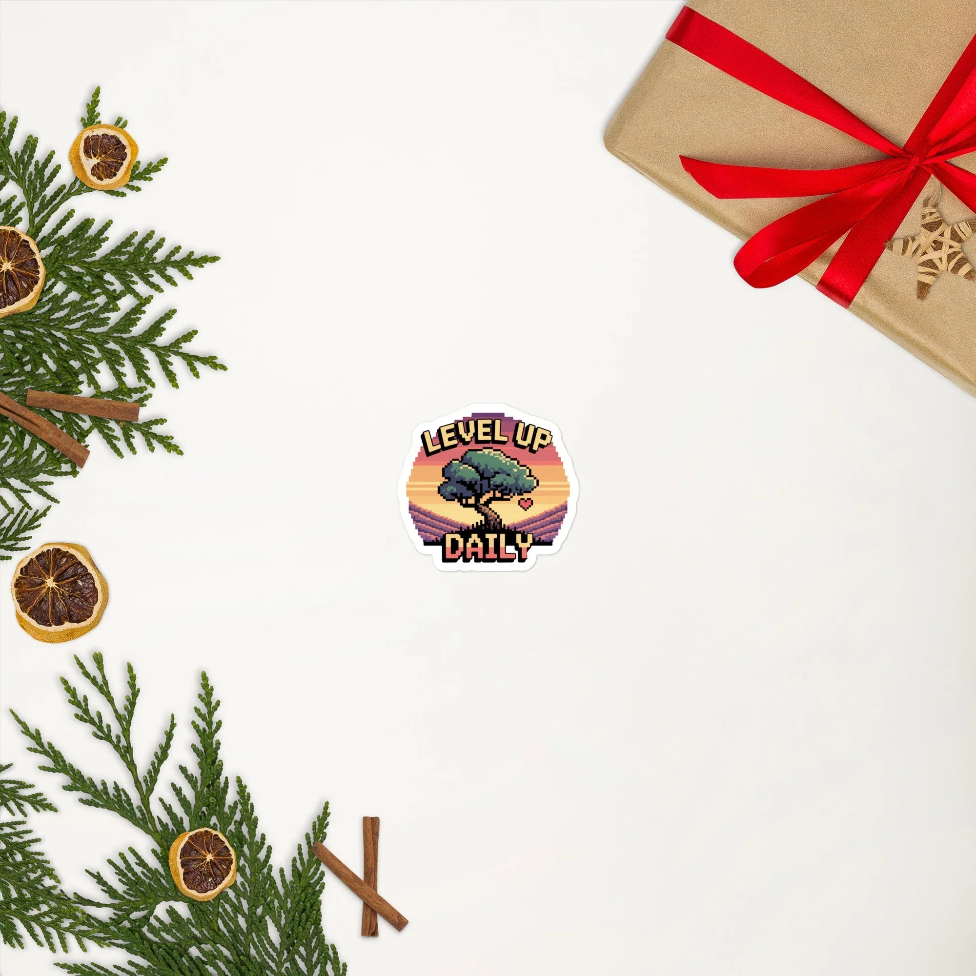 Level Up Daily – Retro Pixel Art Motivational Design - RaZits