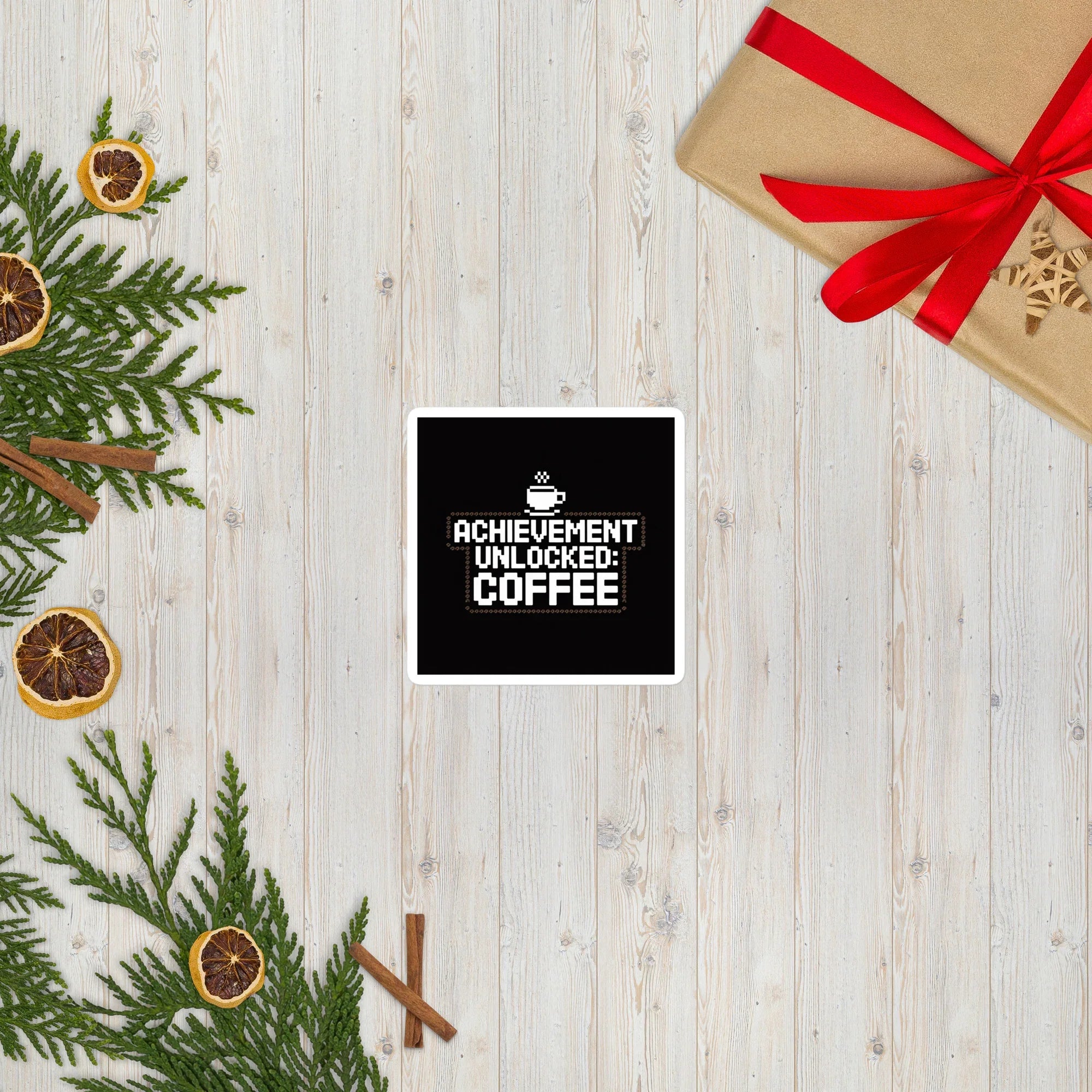 Achievement Unlocked: Coffee – Pixel Gamer Humor Design - RaZits