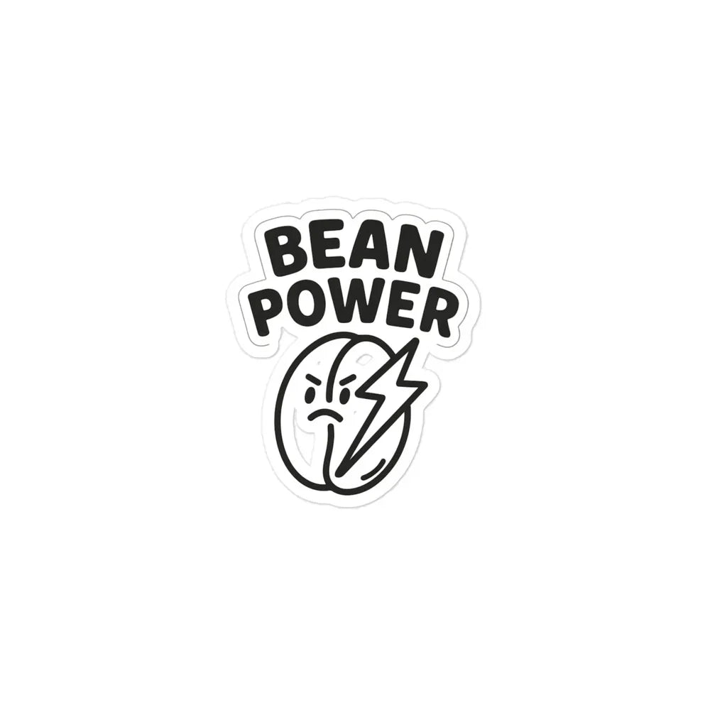 Bean Power Sticker – Lightning Bold Coffee Energy - RaZits