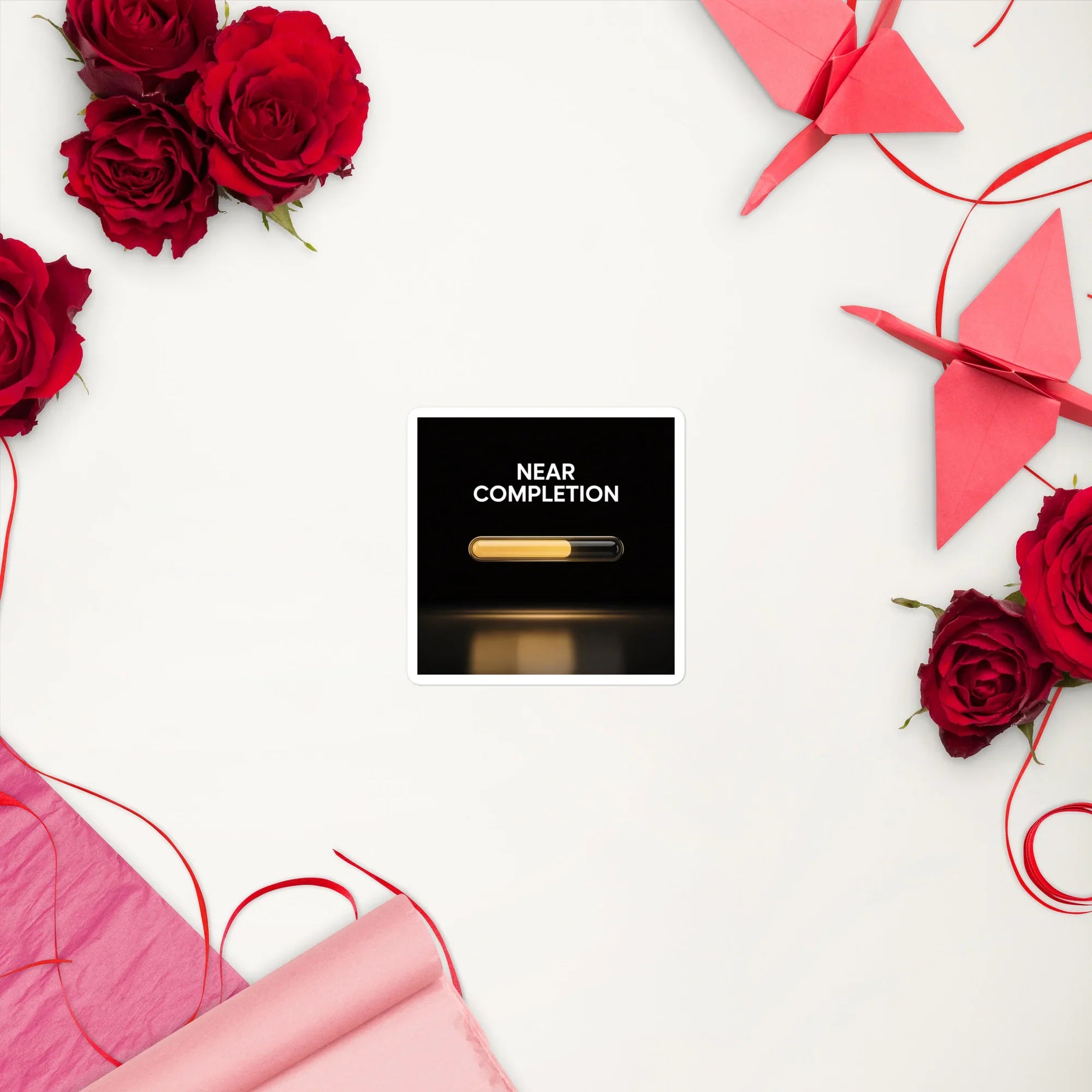 Near Completion – Gamer Progress Bar Sticker - RaZits