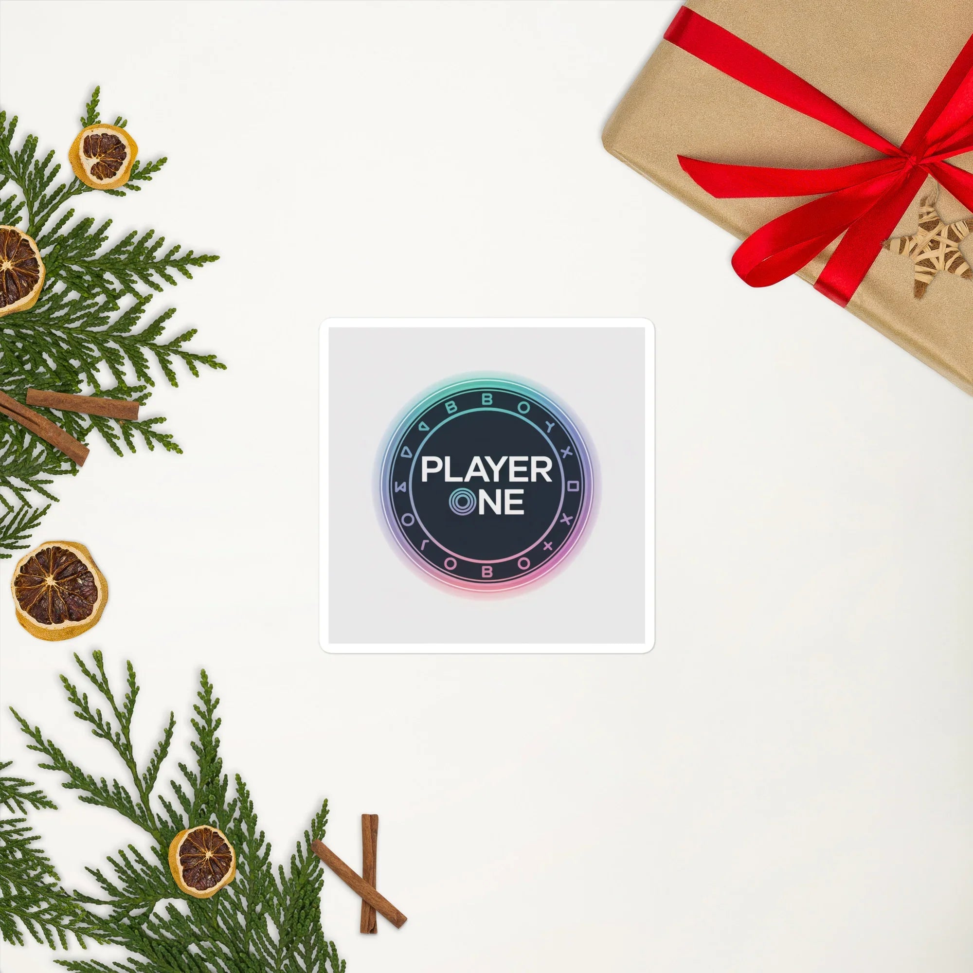 Player One Sticker – Neon Gamer Console Badge Decal - RaZits