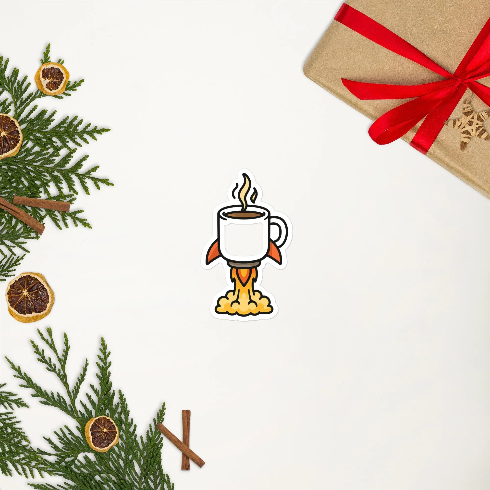 Rocket Mug Sticker – Launch Your Brew - RaZits