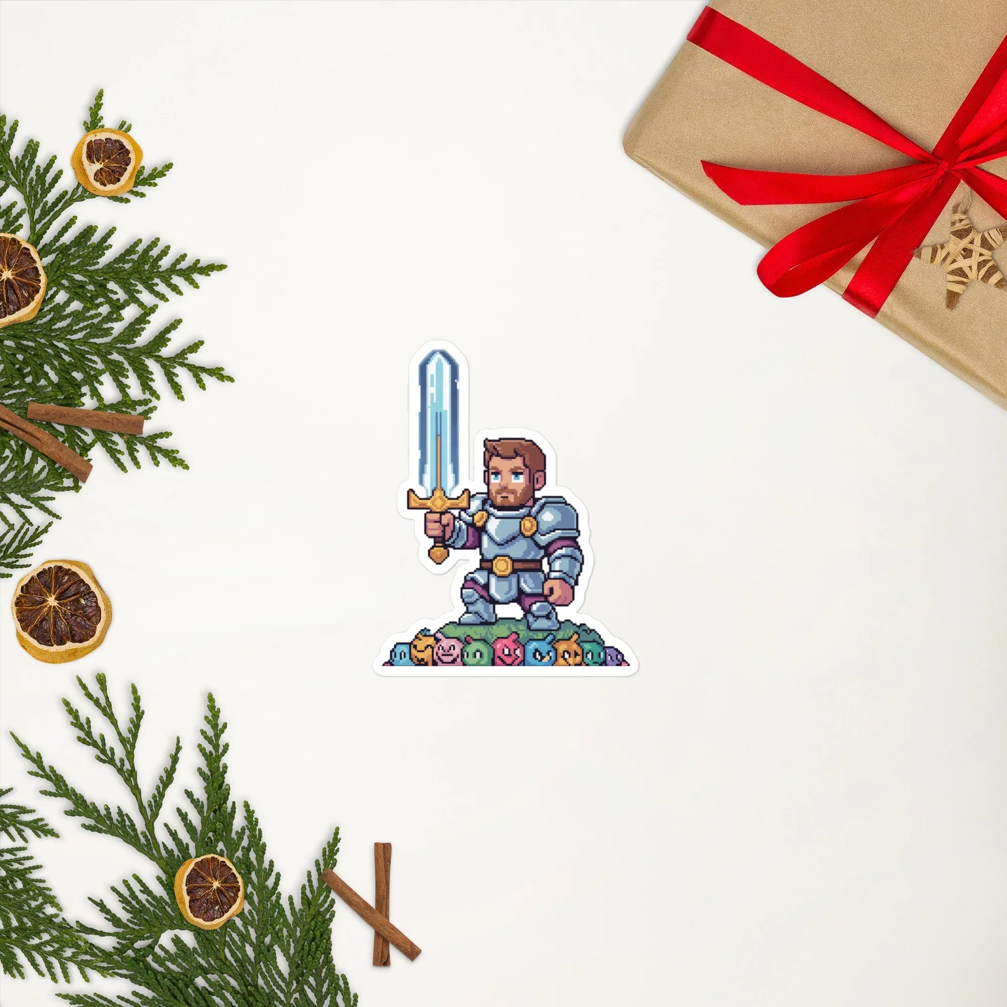 Pixel Art Gaming Sticker – Retro Gamer Design & Pixel Character Art - RaZits