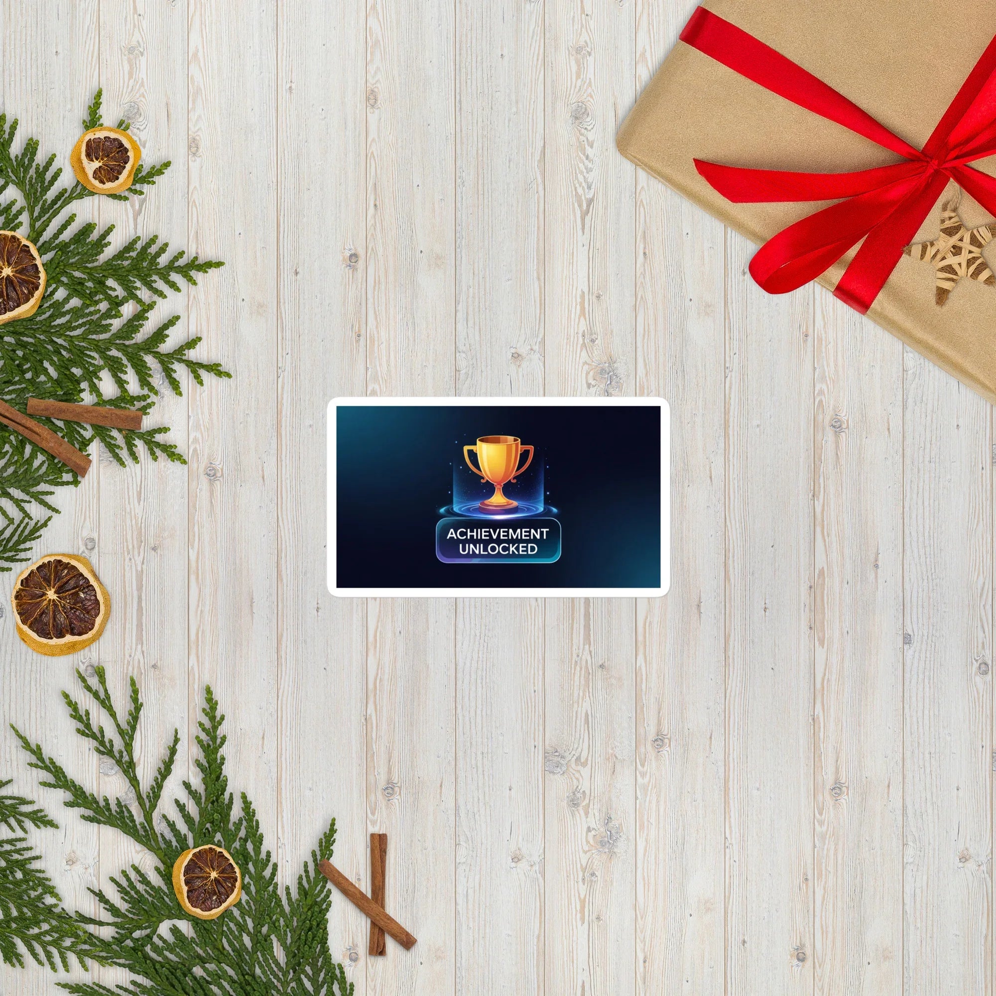 Achievement Unlocked Sticker – Gamer Trophy Decal - RaZits