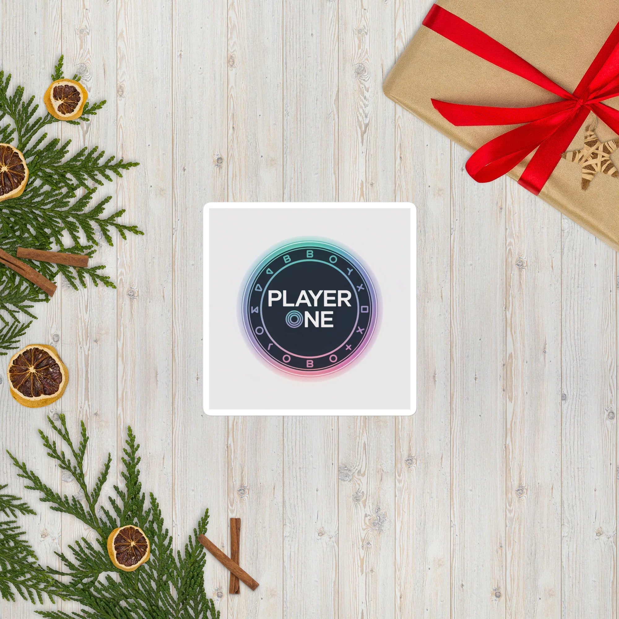 Player One Sticker – Neon Gamer Console Badge Decal - RaZits