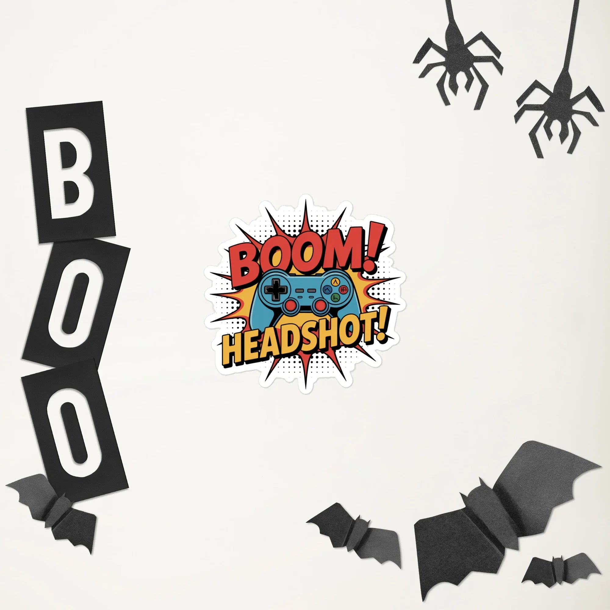 Boom Headshot Sticker – Comic Style Gamer Decal - RaZits