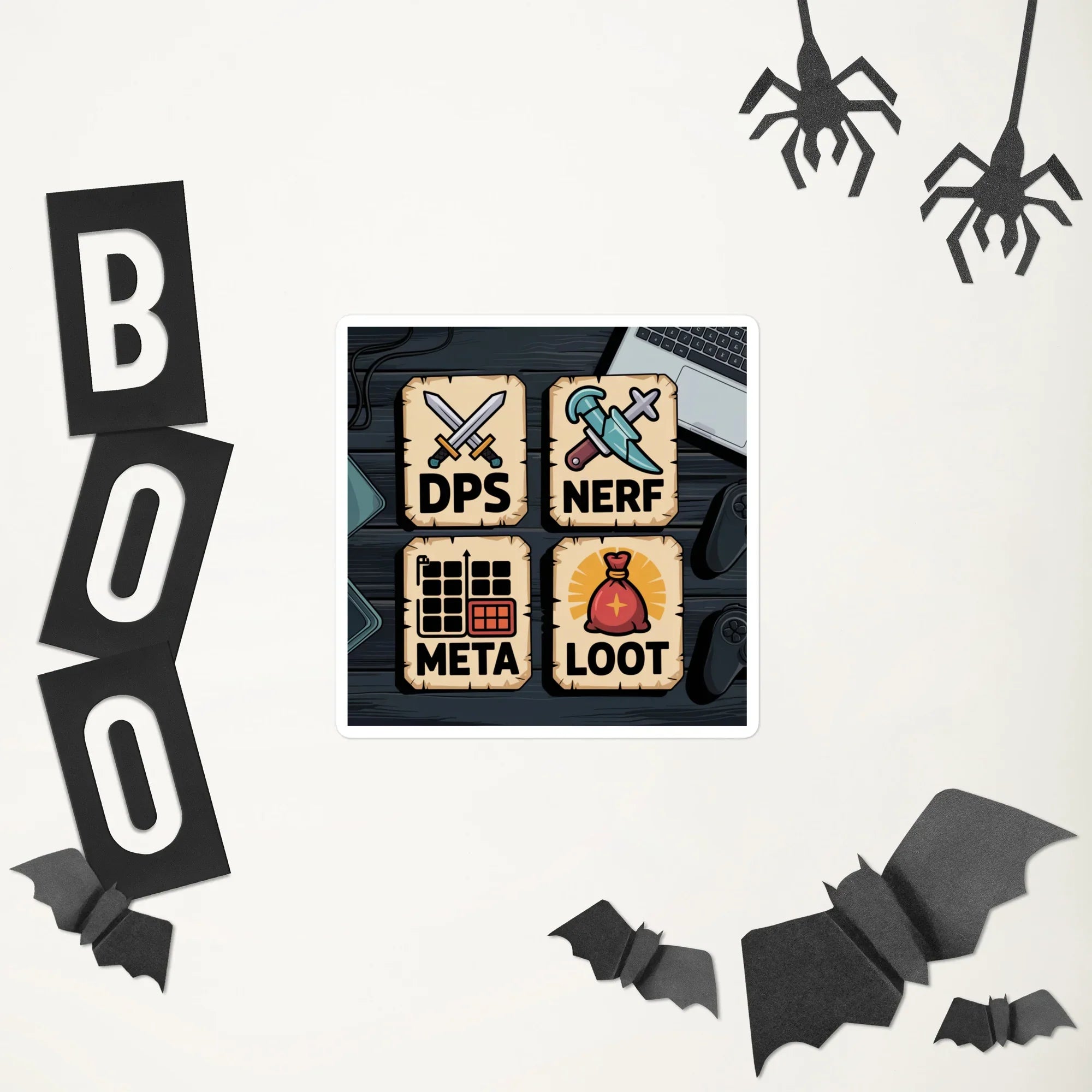 DPS NERF META LOOT Sticker – RPG Gamer Terms Decal - RaZits