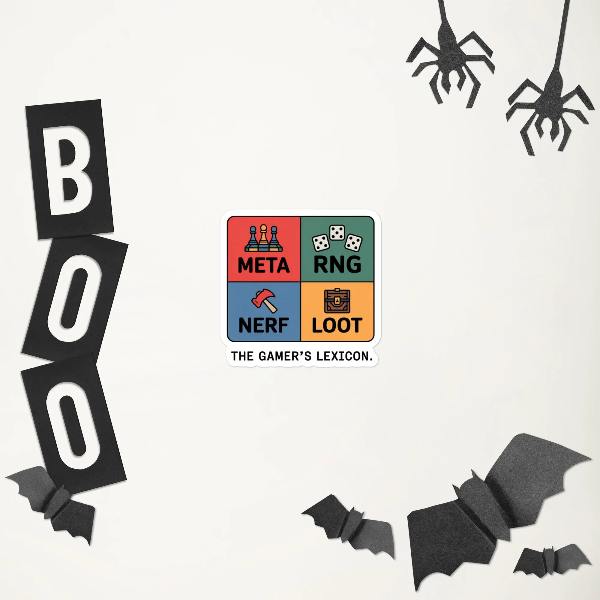 Gamer’s Lexicon Sticker – META RNG NERF LOOT Grid - RaZits