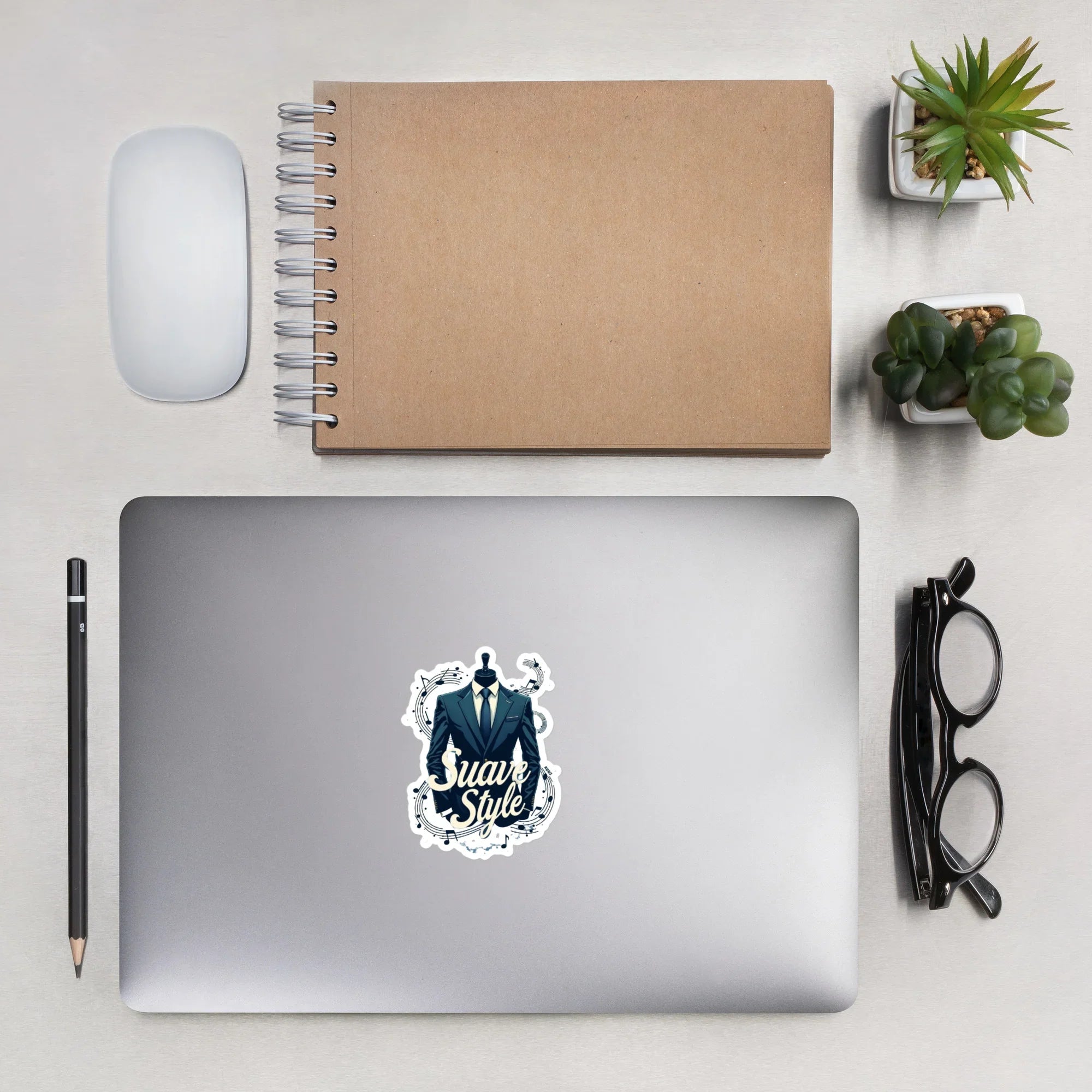 Suave Style Tux & Music Sticker - RaZits