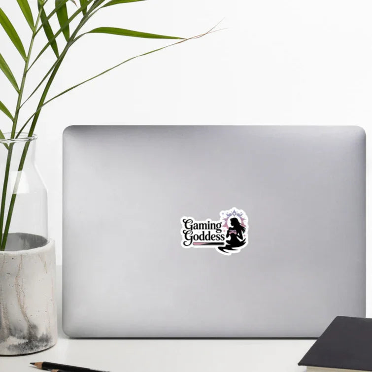 Gaming Goddess Silhouette Sticker – Feminine Gamer Decal - RaZits