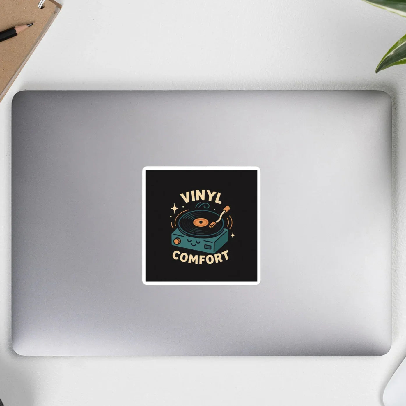 Vinyl Comfort Turntable Sticker - RaZits