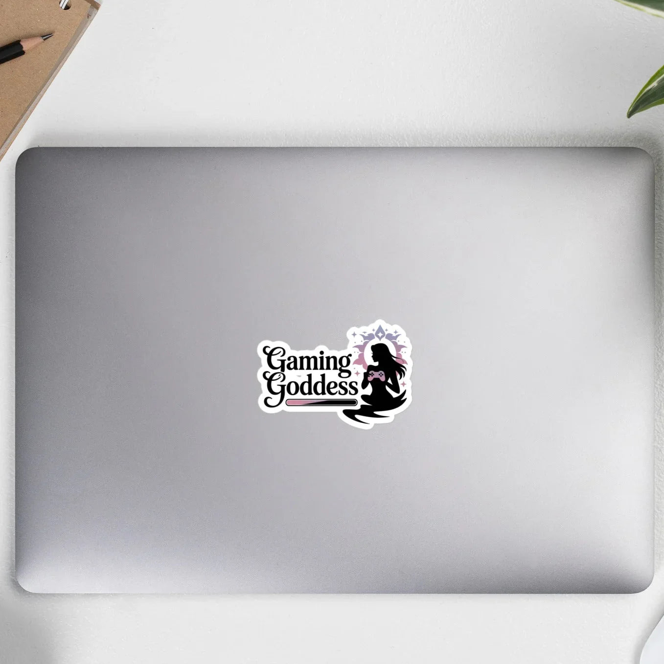 Gaming Goddess Silhouette Sticker – Feminine Gamer Decal - RaZits