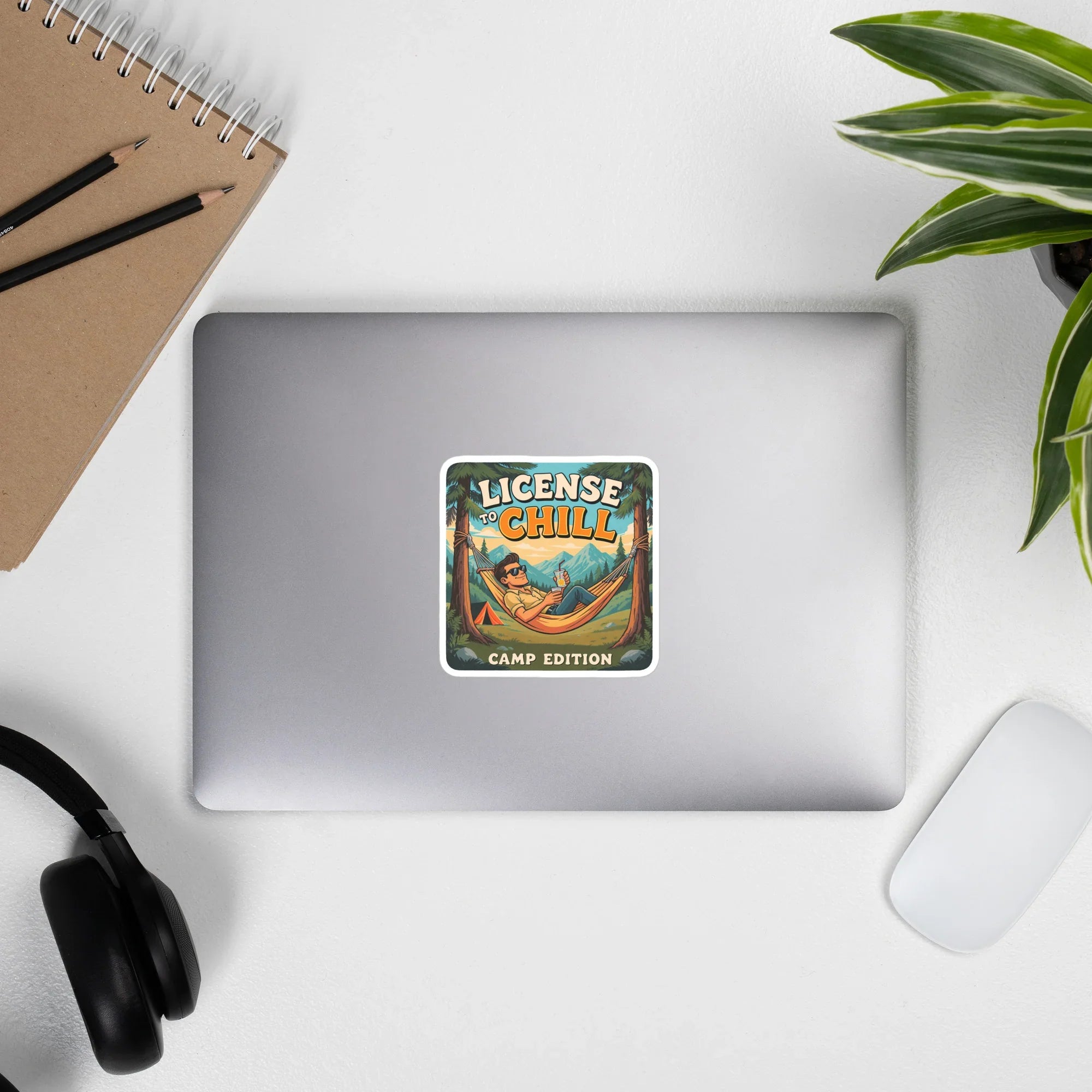 License to Chill – Camp Edition Sticker - RaZits