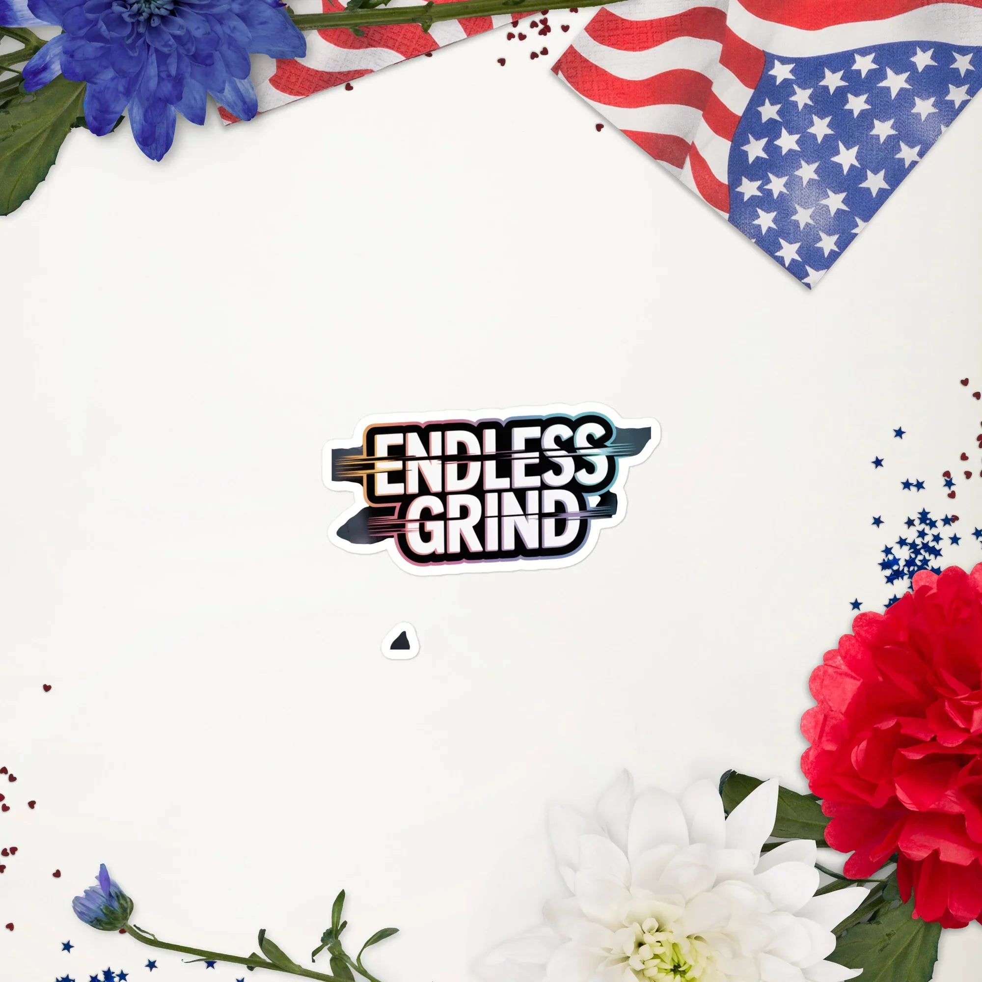 Endless Grind – Motivational Gamer Mindset Sticker - RaZits