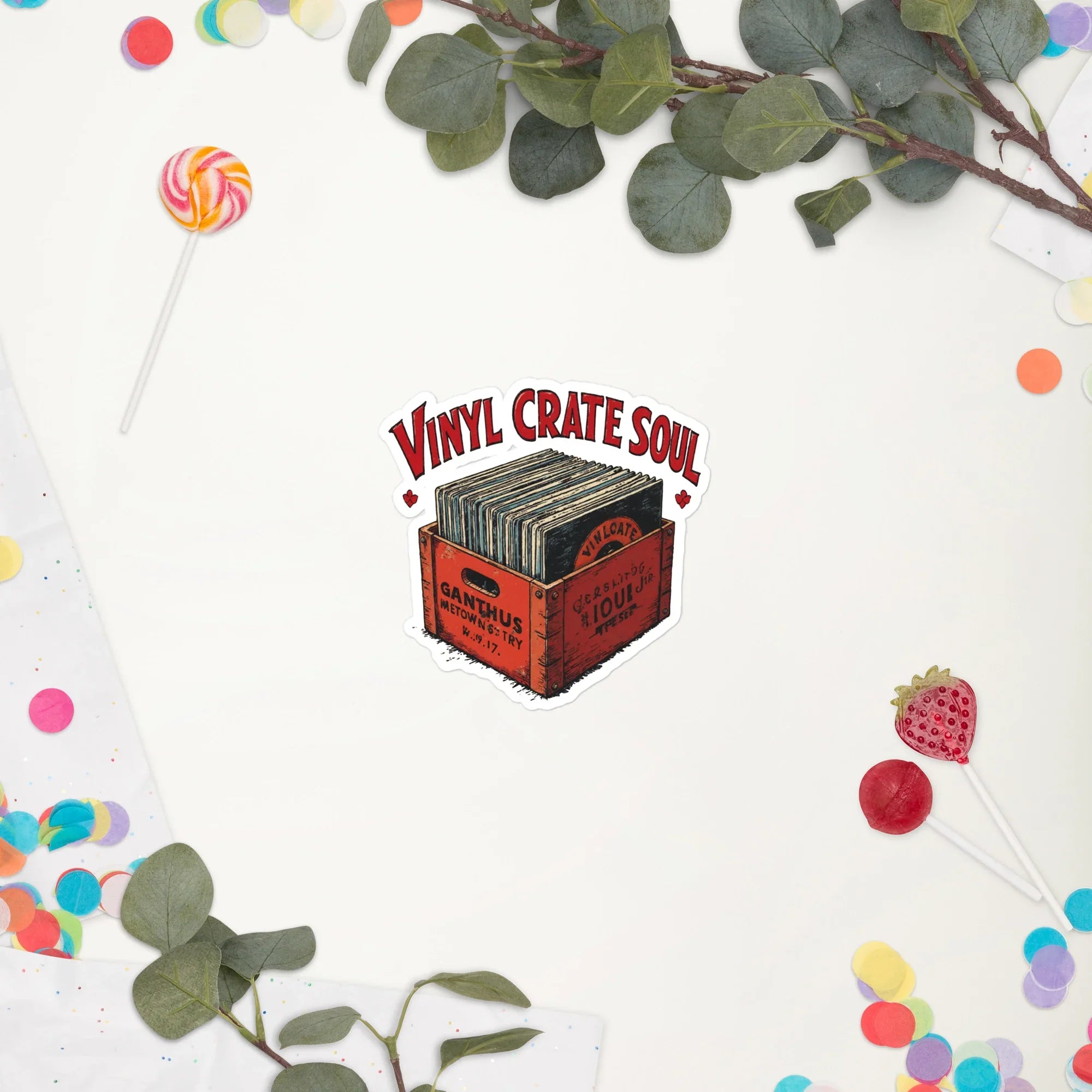 Vinyl Crate Soul Sticker – Record Collector Style - RaZits