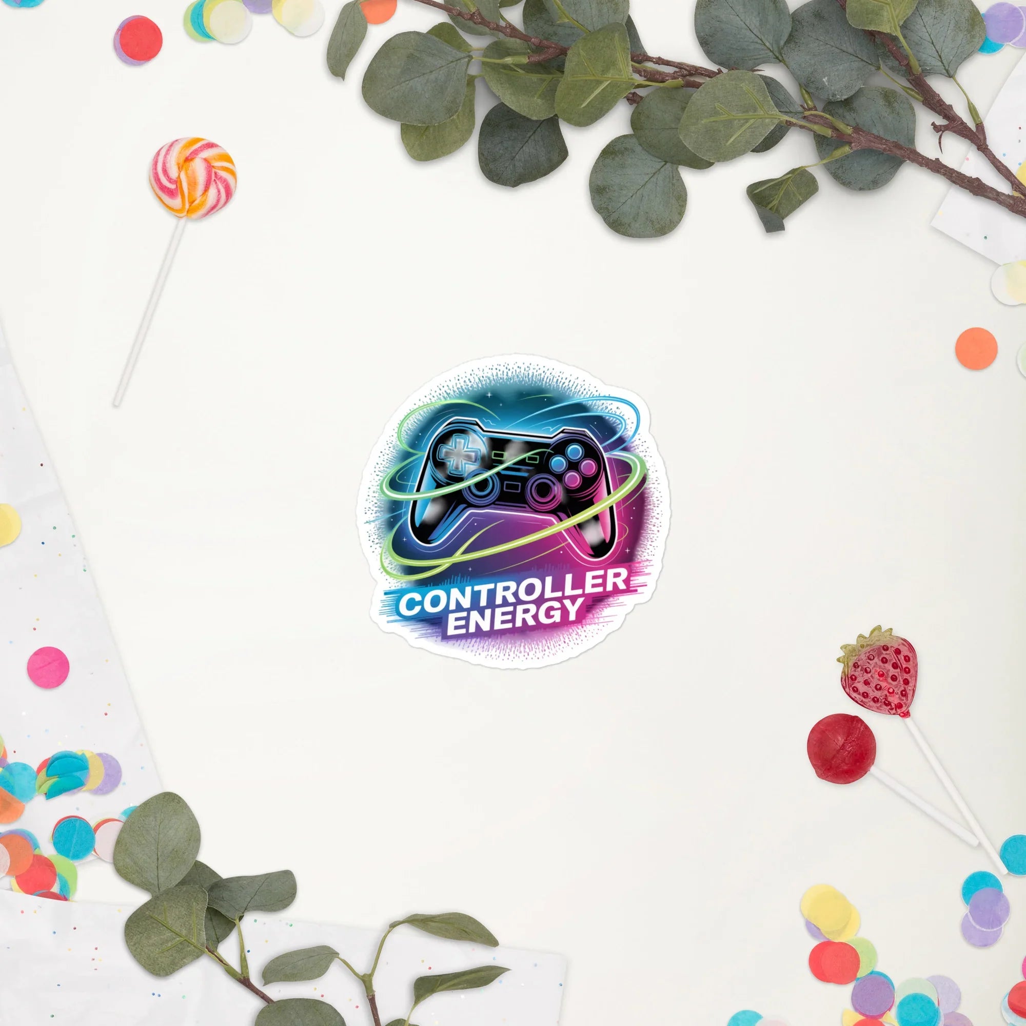 Controller Energy – Neon Gamer Vibes Design - RaZits