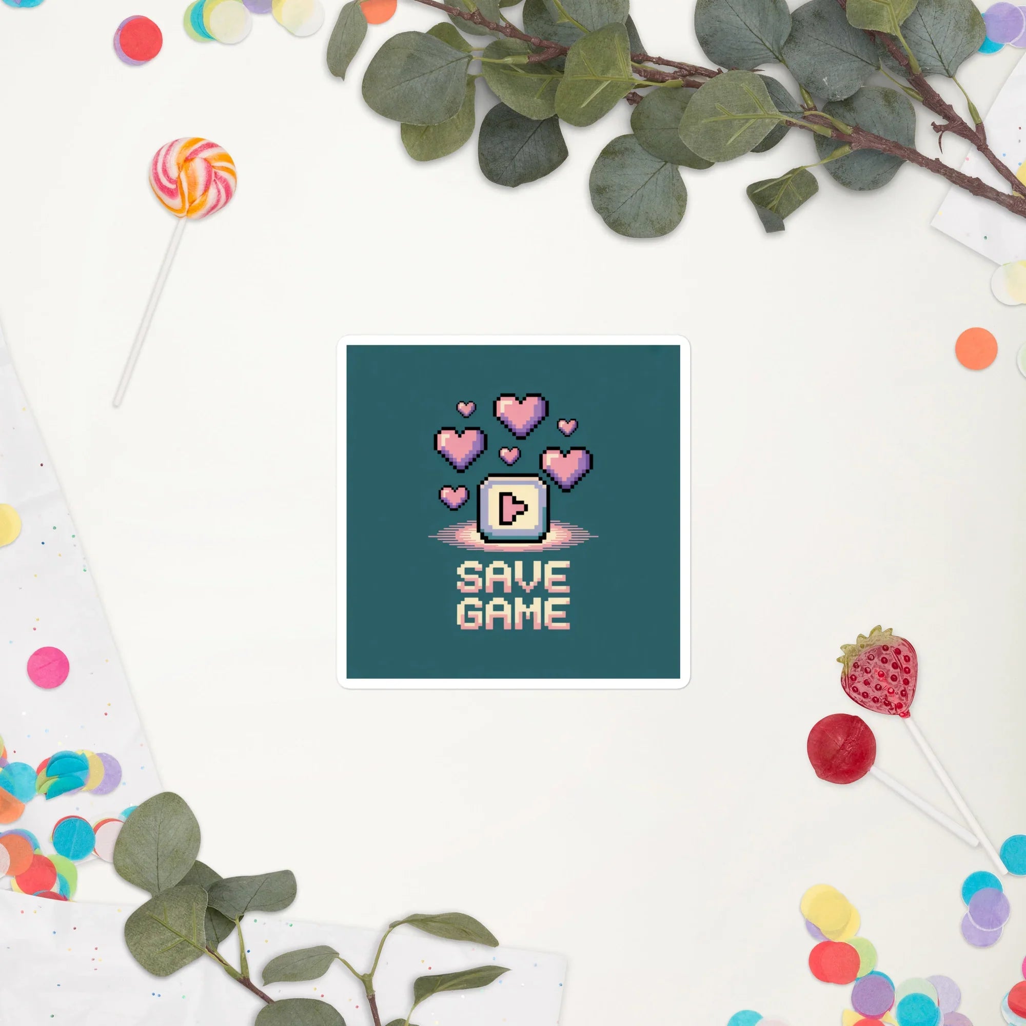 Save Game – Retro Pixel Heart Design - RaZits