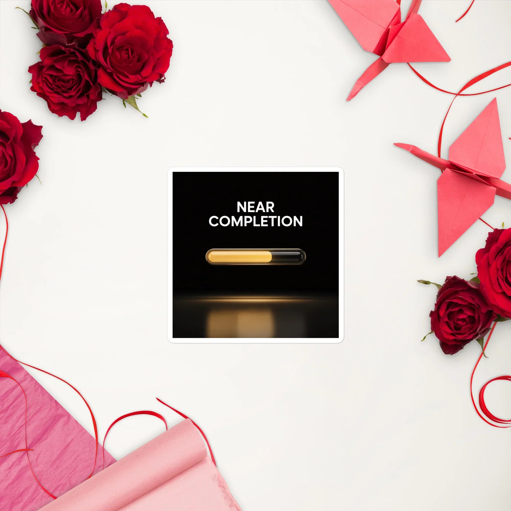 Near Completion – Gamer Progress Bar Sticker - RaZits