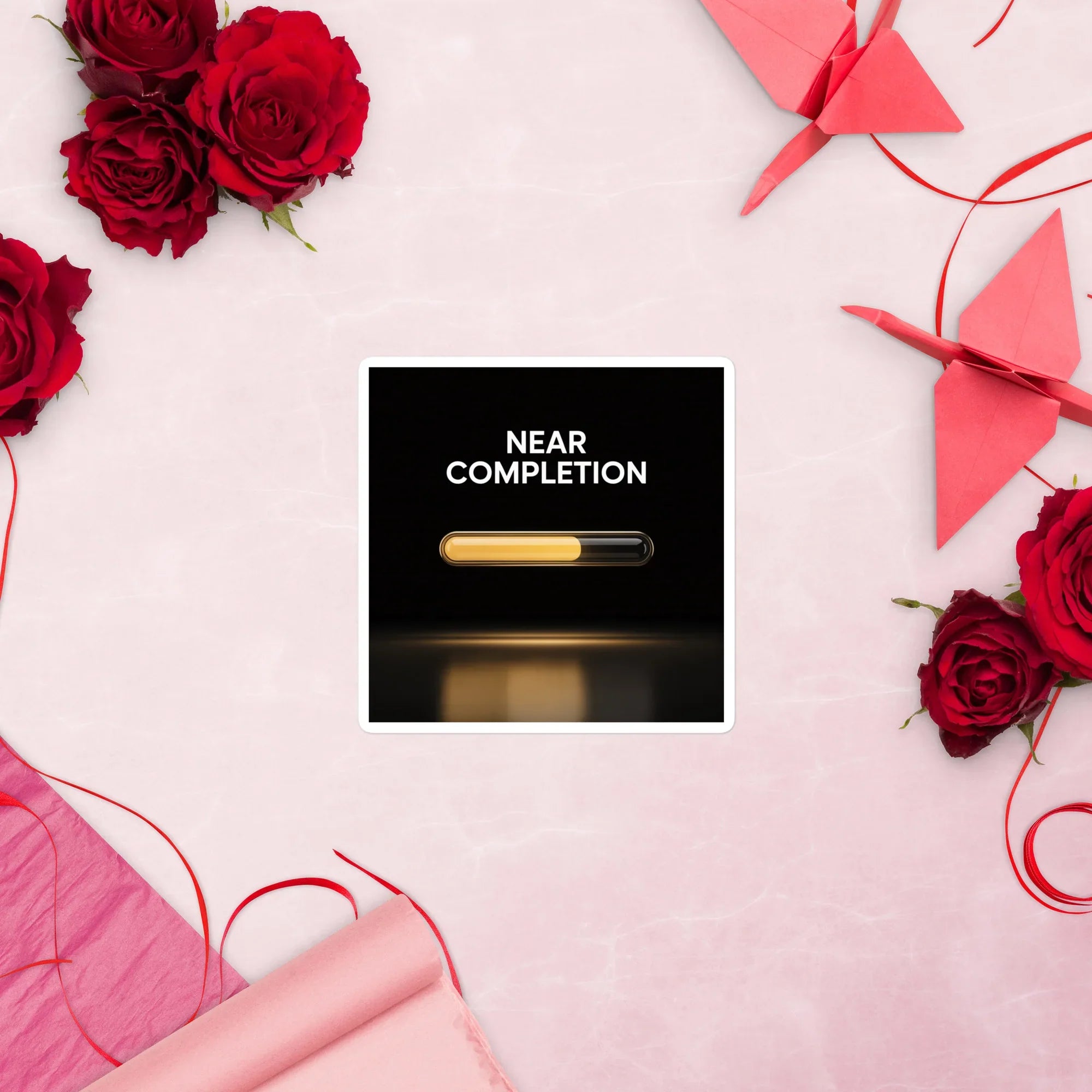 Near Completion – Gamer Progress Bar Sticker - RaZits