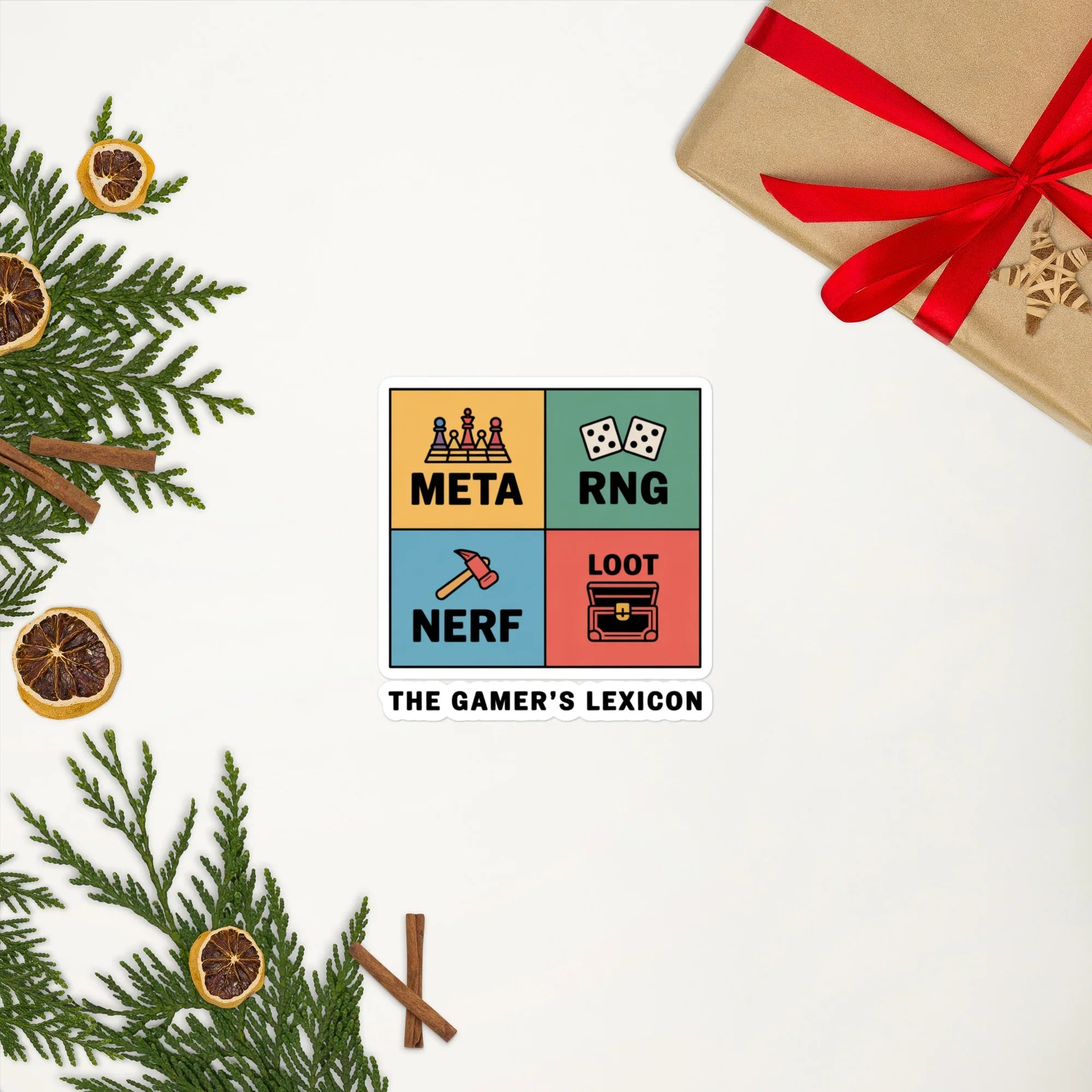 Gamer’s Lexicon Sticker – META RNG NERF LOOT Decal - RaZits