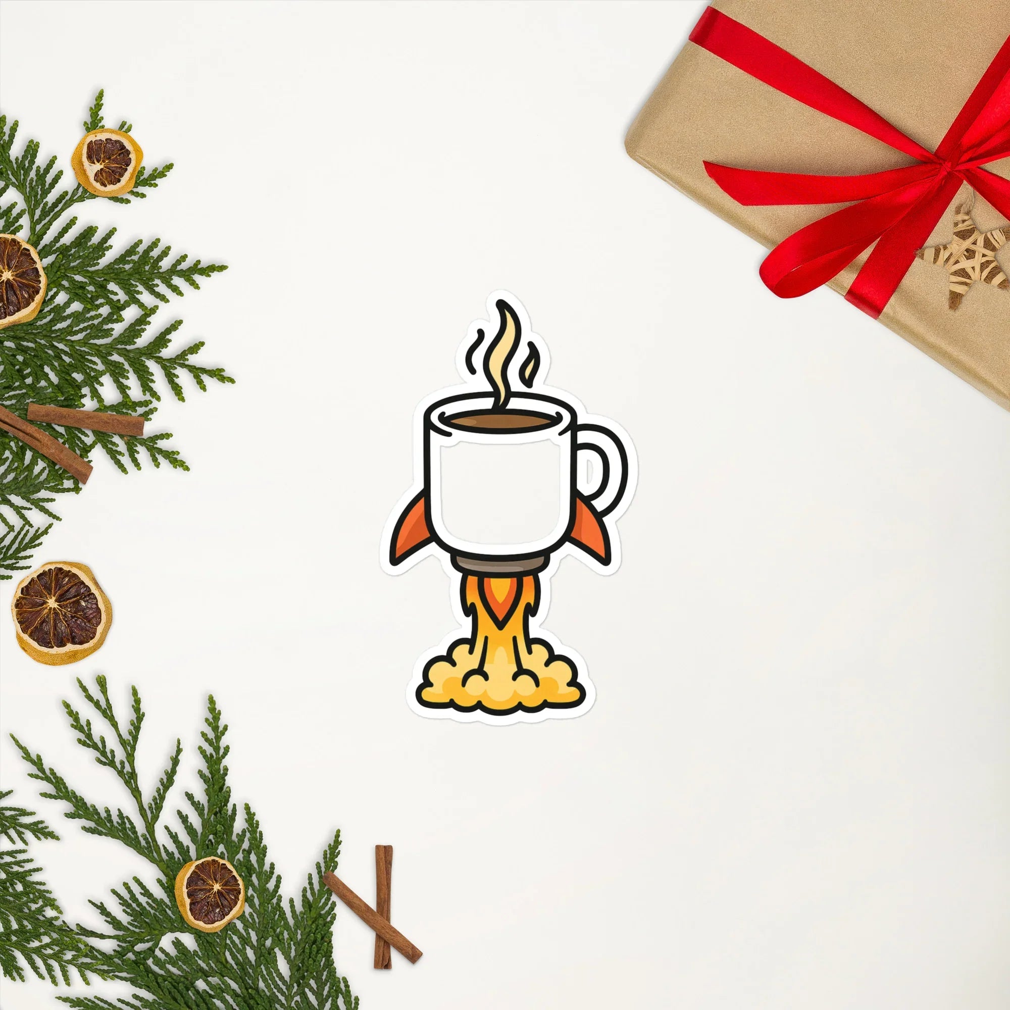 Rocket Mug Sticker – Launch Your Brew - RaZits